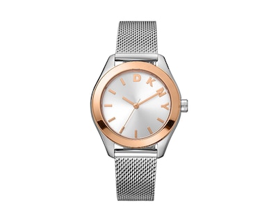 Foto 1 | Reloj DKNY para Mujer Astoria Logo Plateado