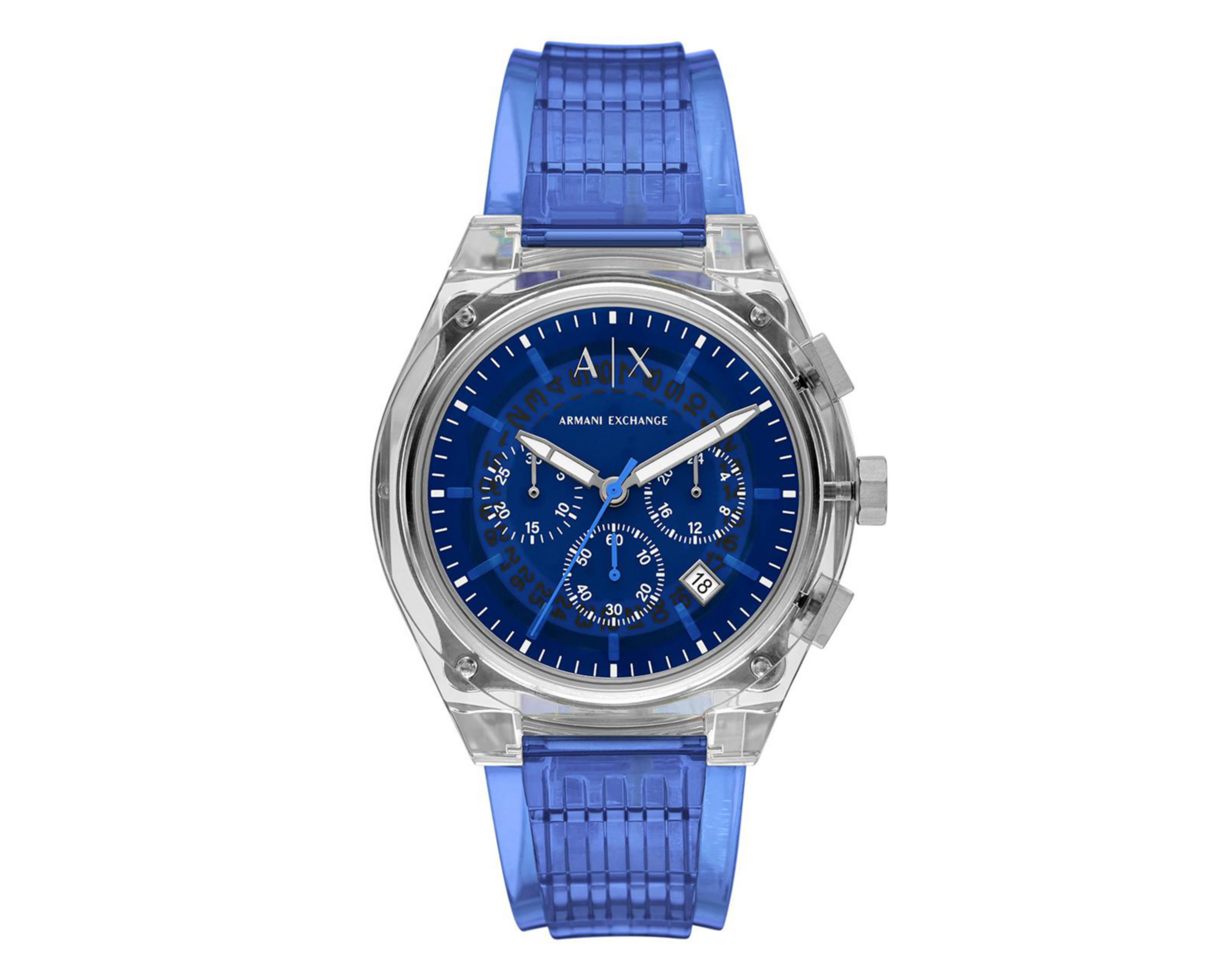 Foto 2 pulgar | Reloj Armani Exchange para Hombre AX4166 Azul
