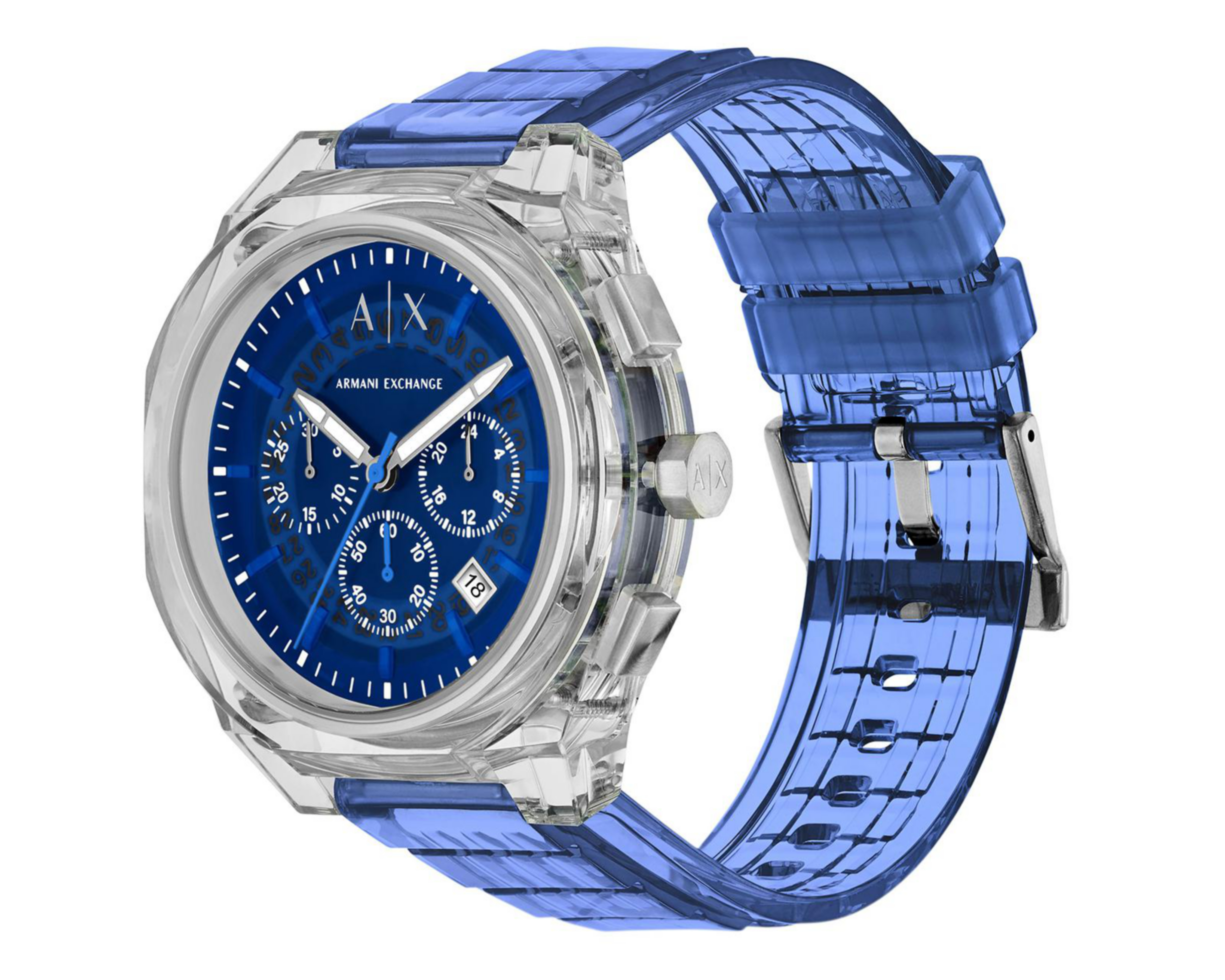 Foto 7 pulgar | Reloj Armani Exchange para Hombre AX4166 Azul