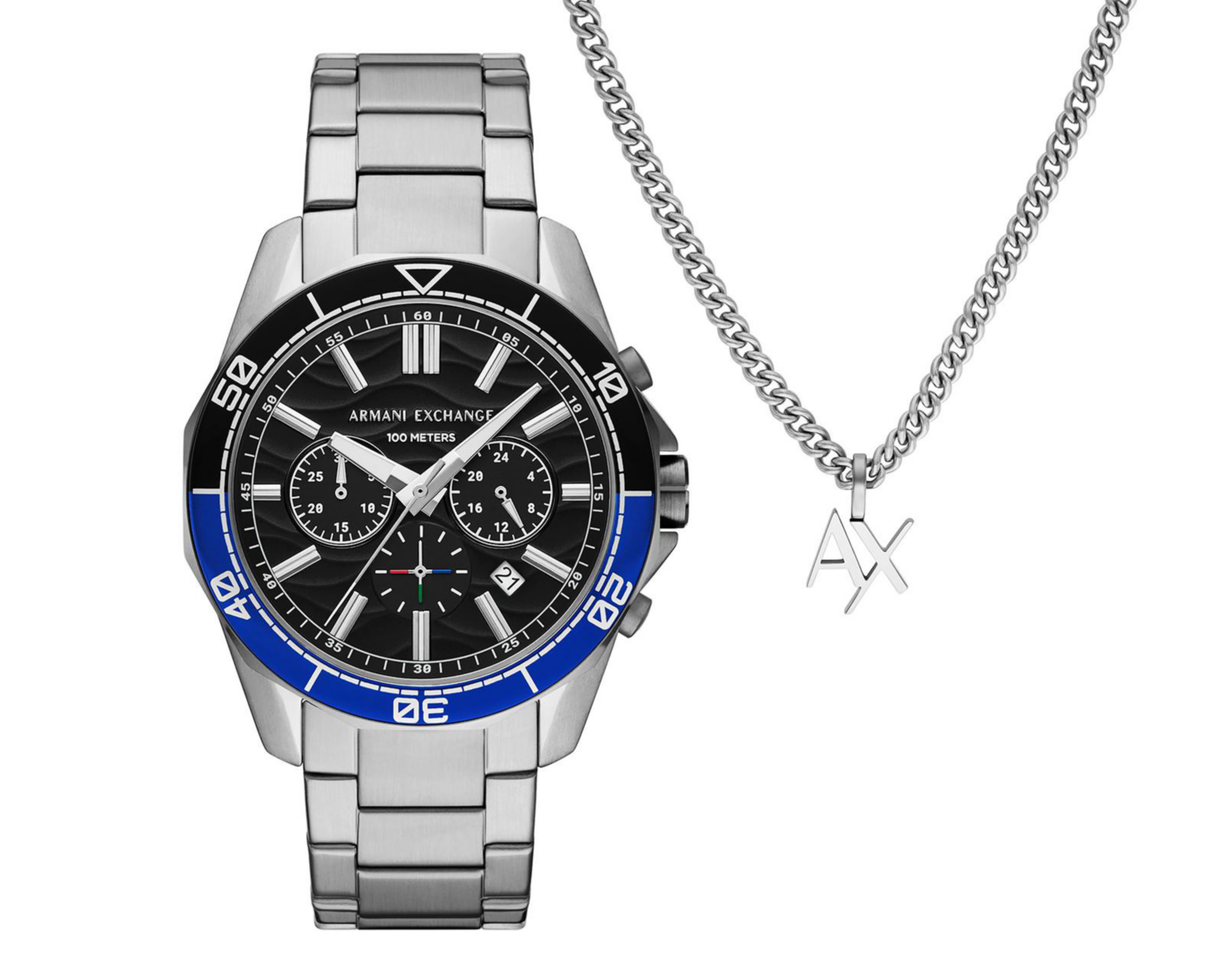 Reloj Armani Exchange para Hombre Spencer AX7166SET con 1 Accesorio