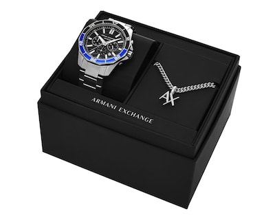 Foto 6 | Reloj Armani Exchange para Hombre Spencer AX7166SET con 1 Accesorio