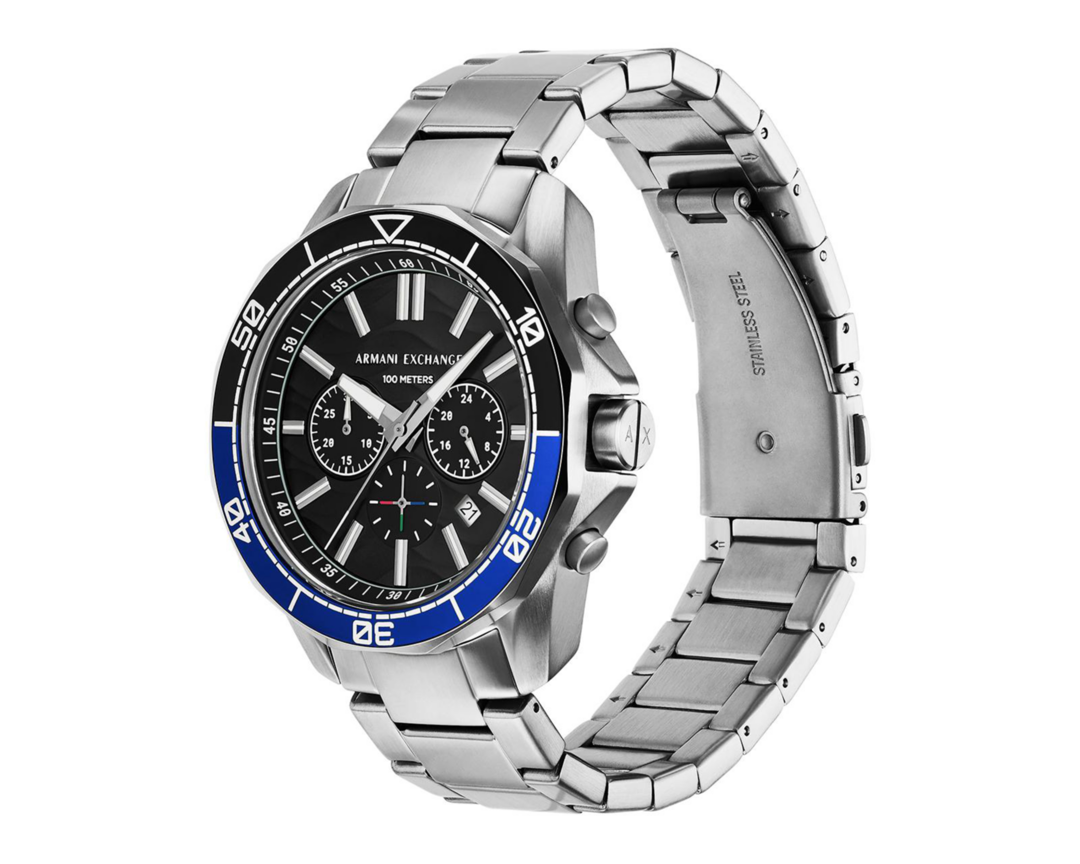 Foto 8 pulgar | Reloj Armani Exchange para Hombre Spencer AX7166SET con 1 Accesorio