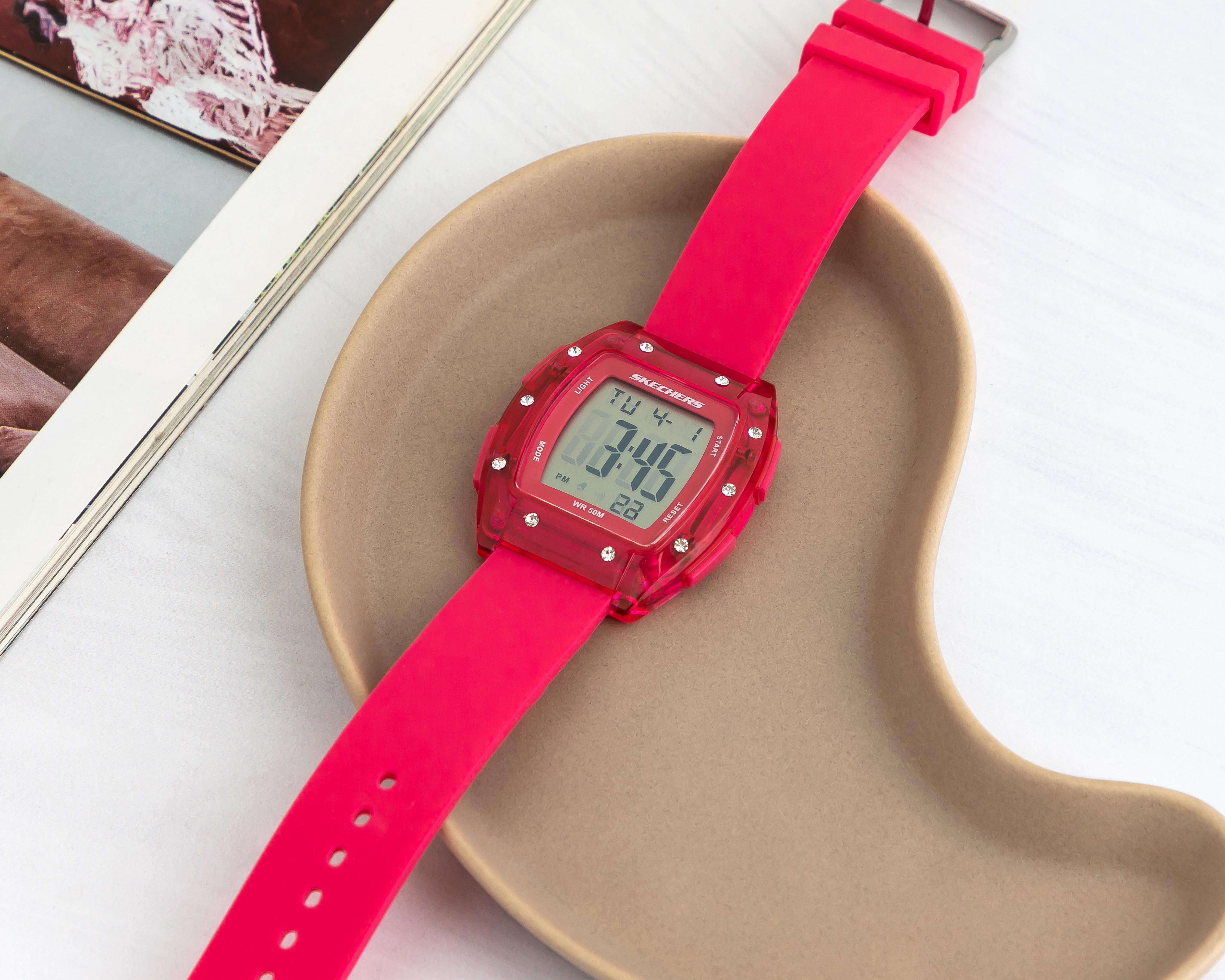 Foto 6 pulgar | Reloj Skechers para Mujer Sawtelle SR6324 Rosa