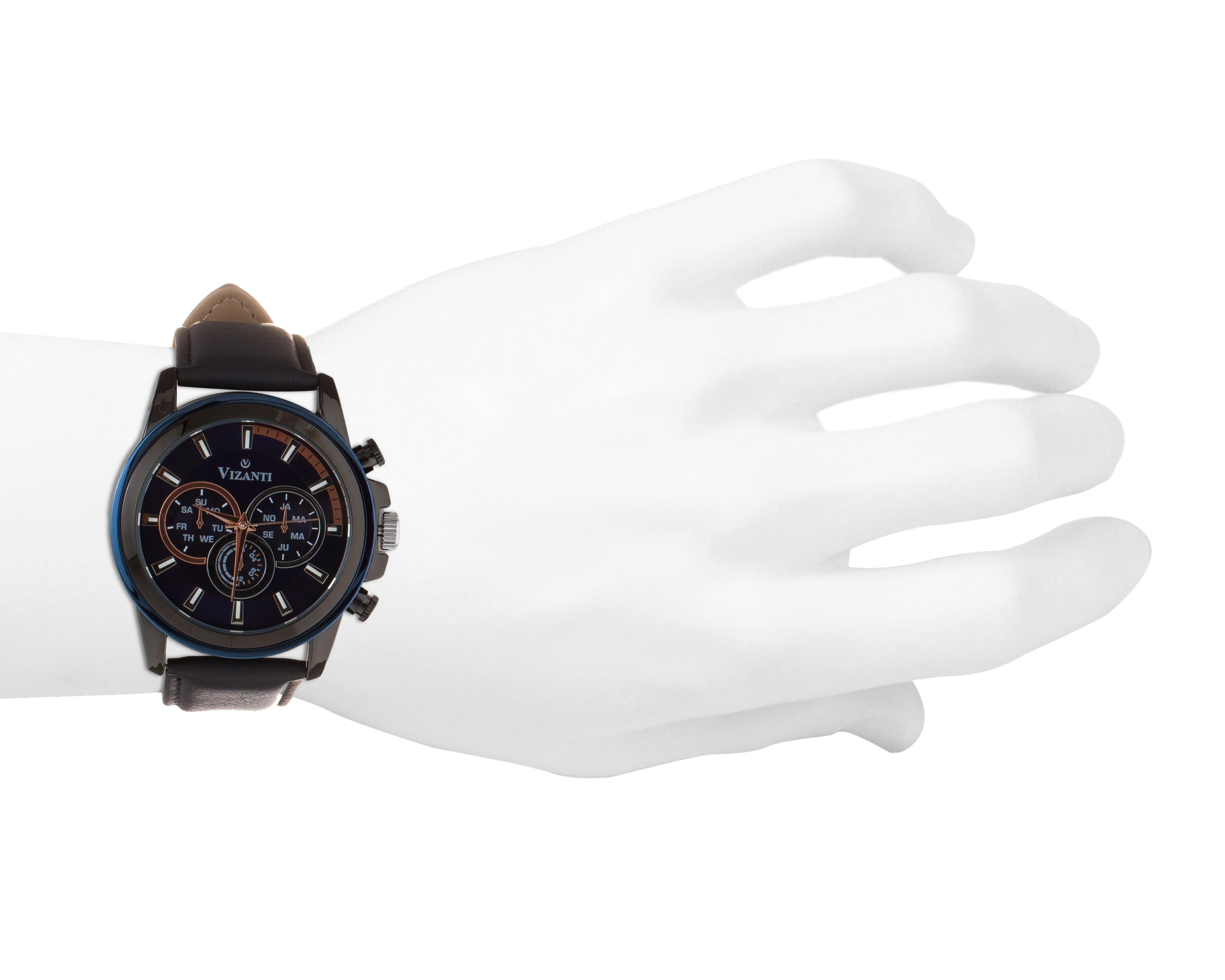 Foto 5 pulgar | Reloj Vizanti para Hombre V3779AZ Azul