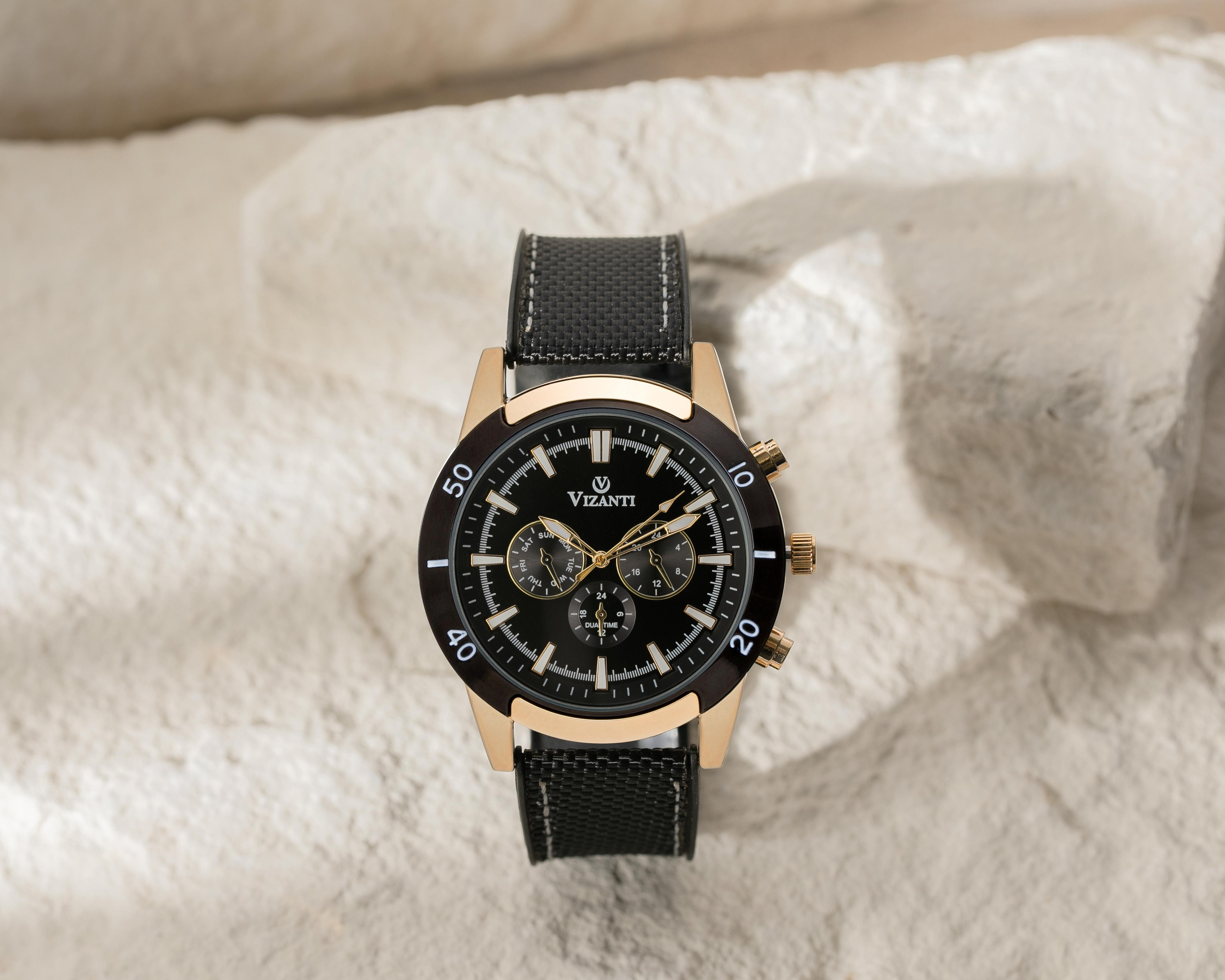 Foto 7 pulgar | Reloj Vizanti para Hombre VC4059ND Negro