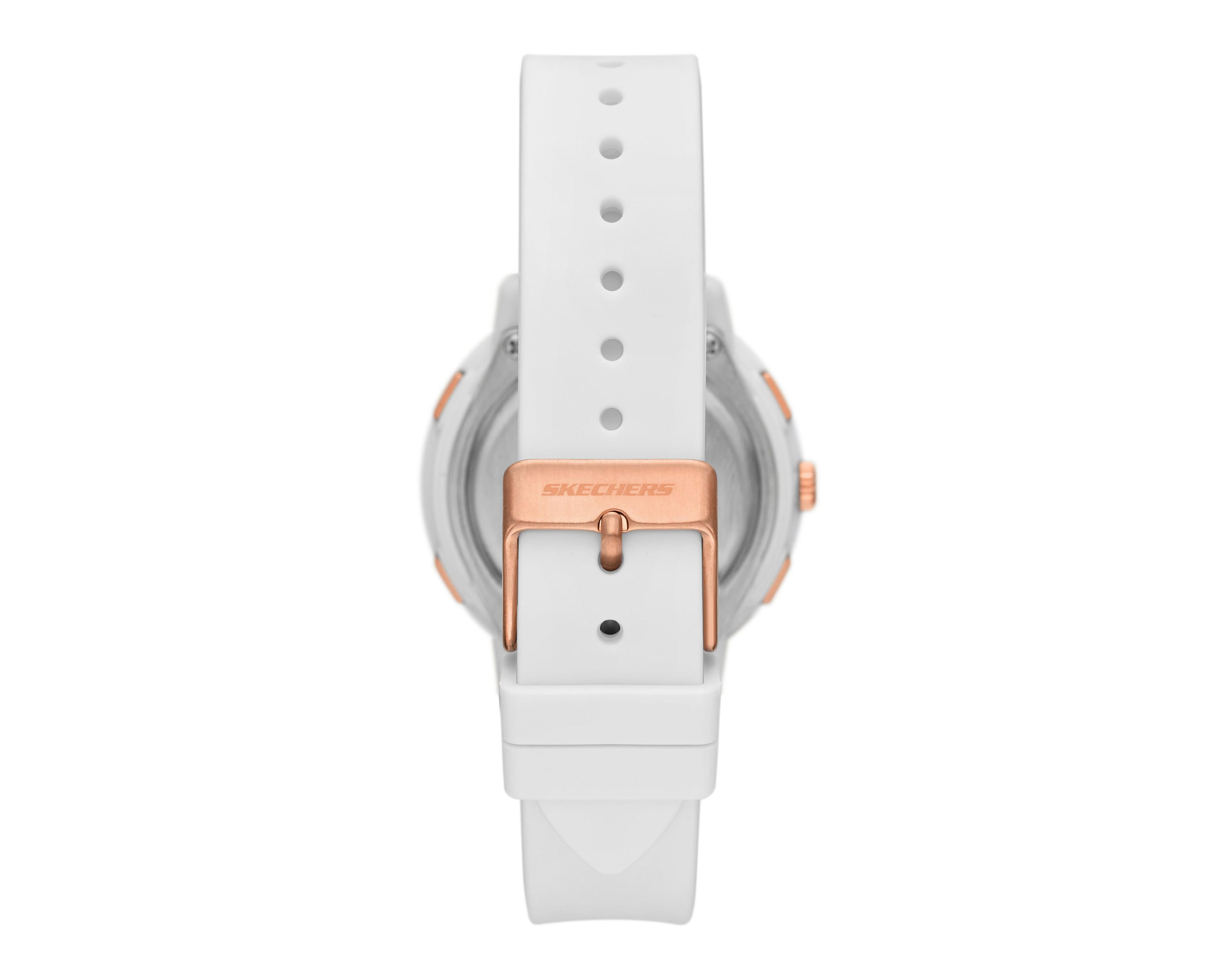 Foto 4 pulgar | Reloj Skechers para Mujer SR6327 Blanco