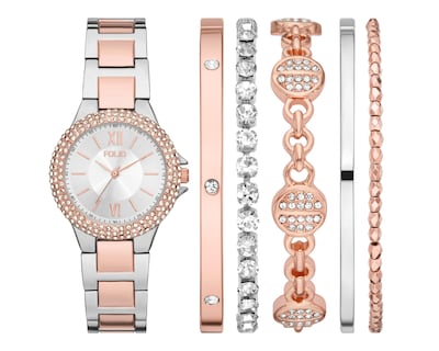 Foto 1 | Reloj Folio para Mujer FMDFL2073 con 5 Accesorios