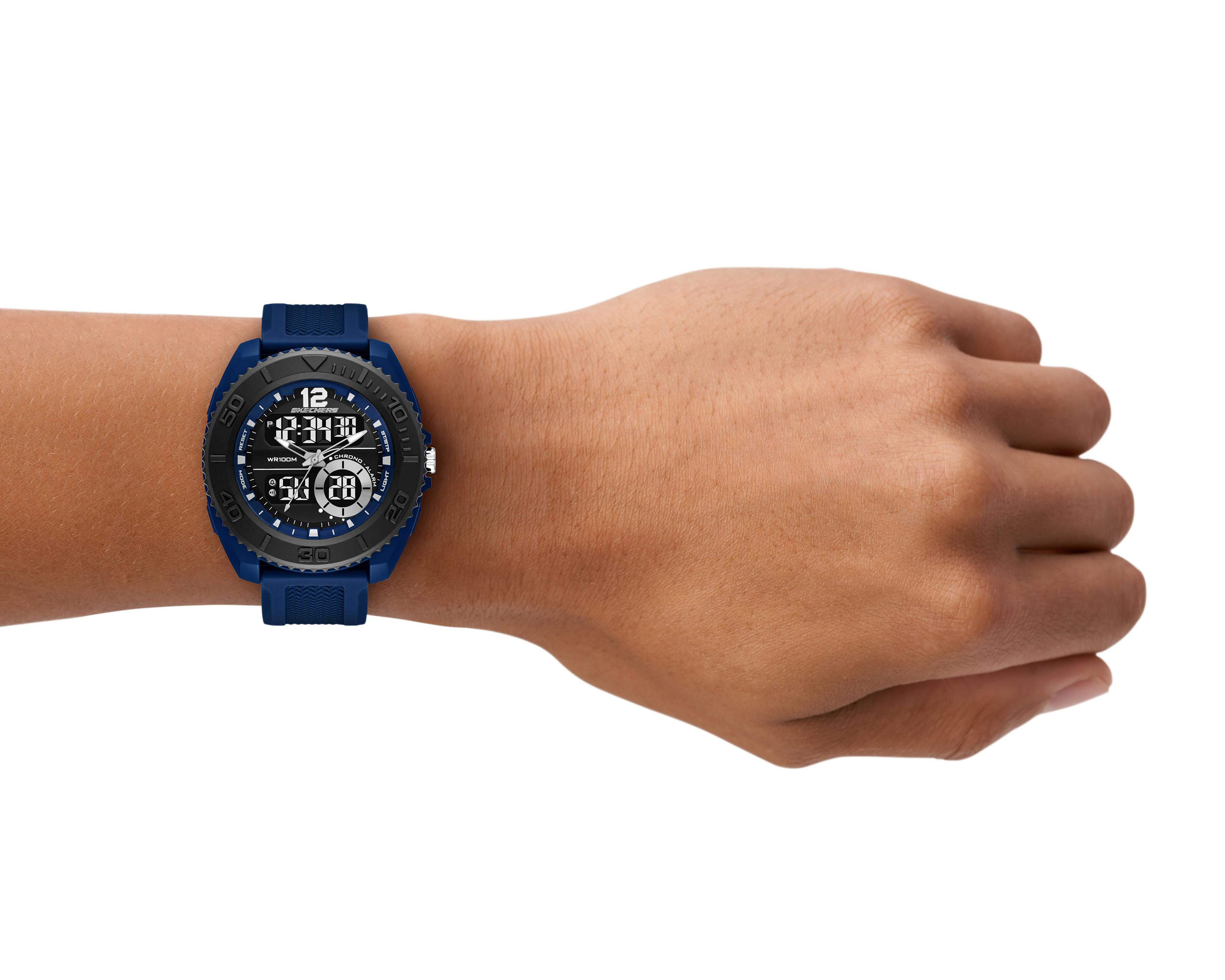 Foto 5 pulgar | Reloj Skechers para Hombre SR5242 Azul