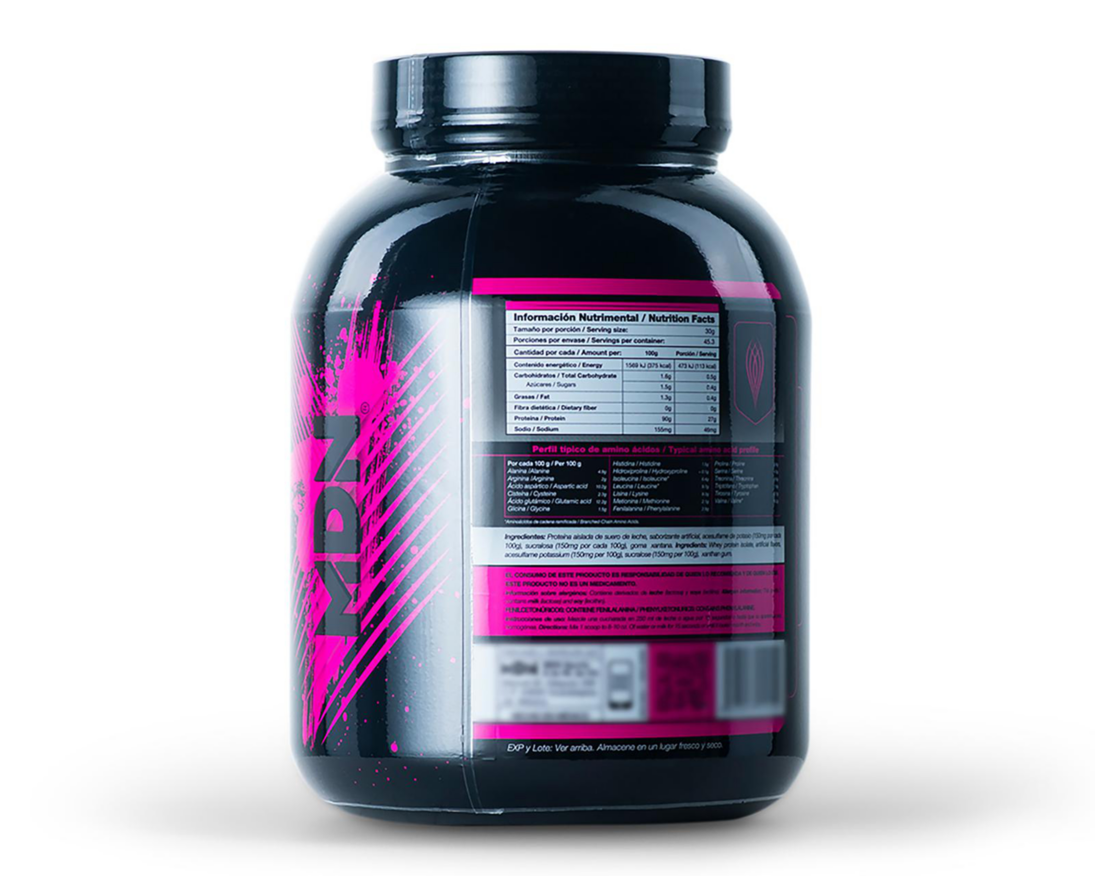 Foto 4 pulgar | Suplemento Alimenticio MDN Sports Whey Ner Isolate Proteína Aislada Sabor Chocolate 1.3 kg