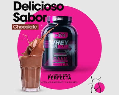 Foto 5 | Suplemento Alimenticio MDN Sports Whey Ner Isolate Proteína Aislada Sabor Chocolate 1.3 kg