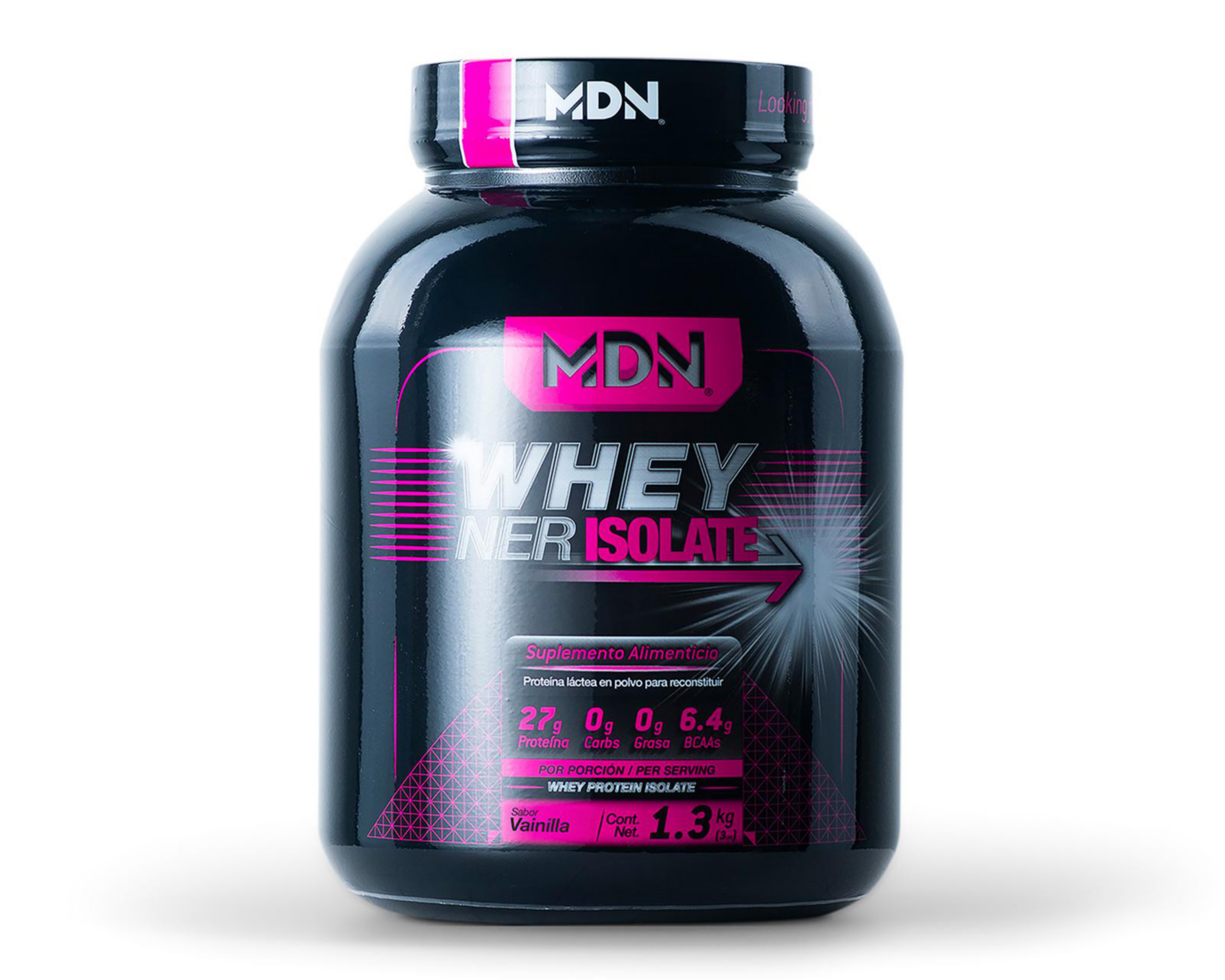 Foto 2 pulgar | Suplemento Alimenticio MDN Sports Whey Ner Isolate Proteína Aislada Sabor Vainilla 1.3 kg