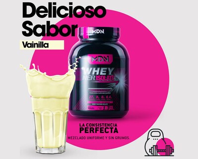 Foto 5 | Suplemento Alimenticio MDN Sports Whey Ner Isolate Proteína Aislada Sabor Vainilla 1.3 kg