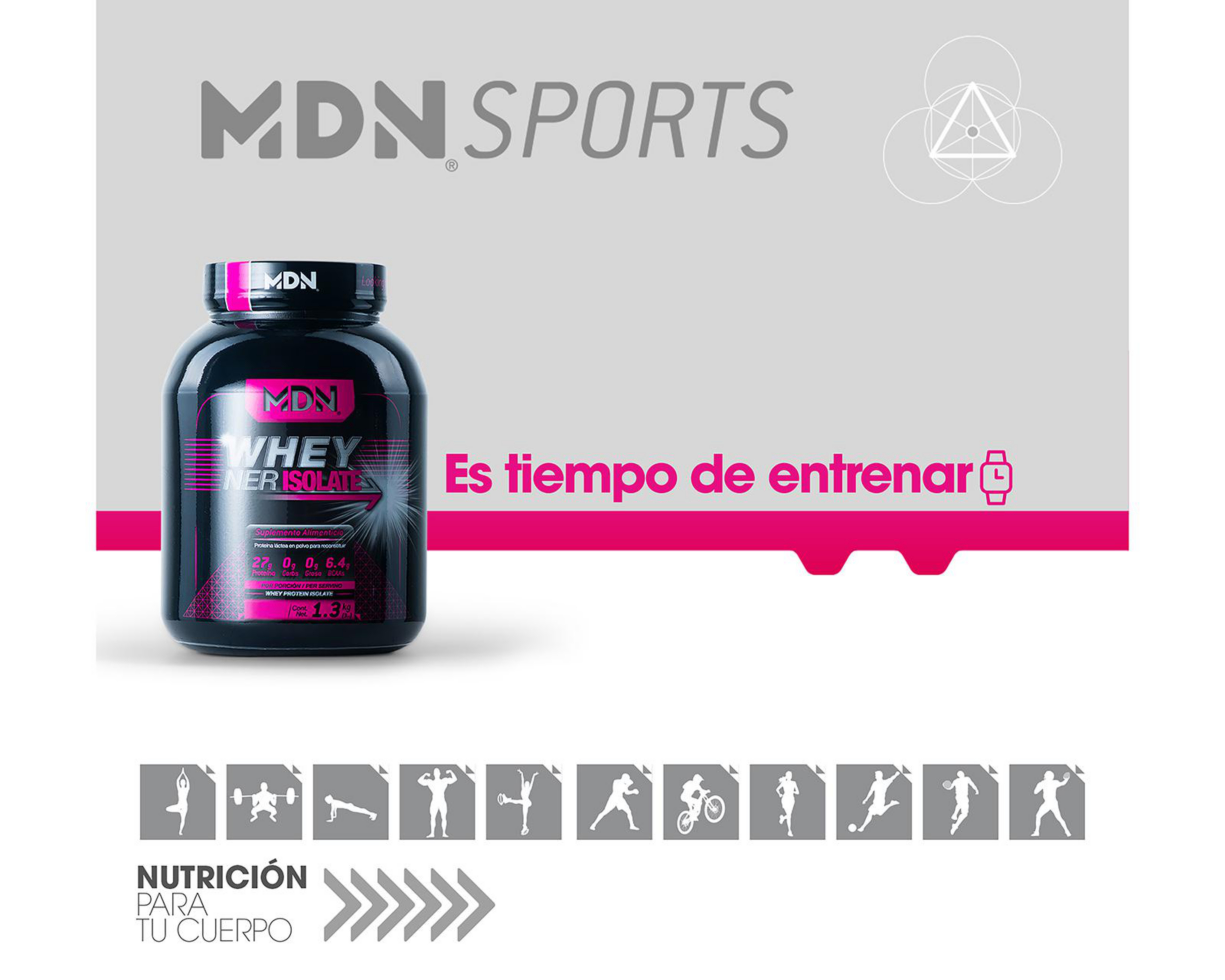 Foto 7 pulgar | Suplemento Alimenticio MDN Sports Whey Ner Isolate Proteína Aislada Sabor Vainilla 1.3 kg