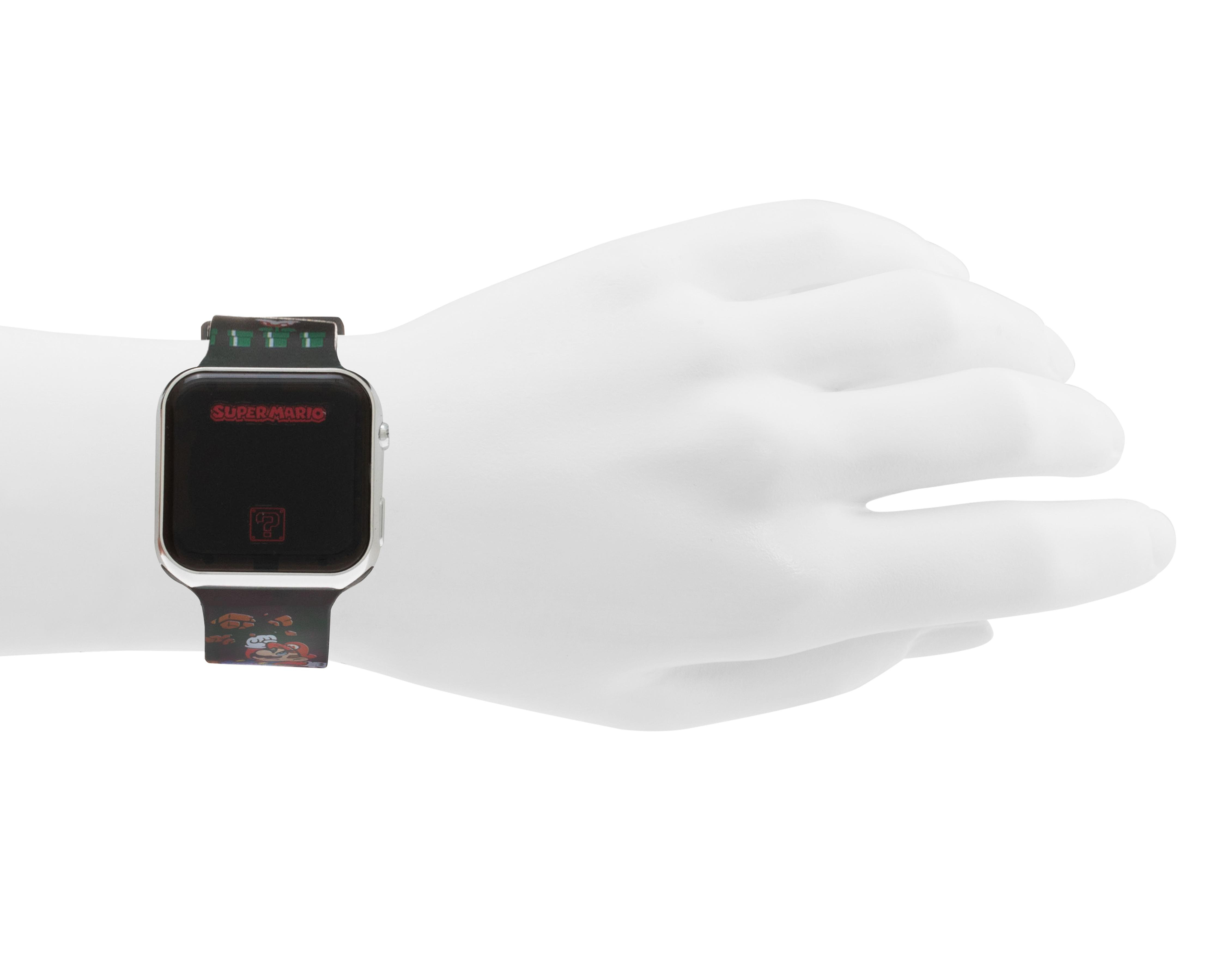 Foto 6 pulgar | Reloj Super Mario para Niño GSM4203AZ Negro