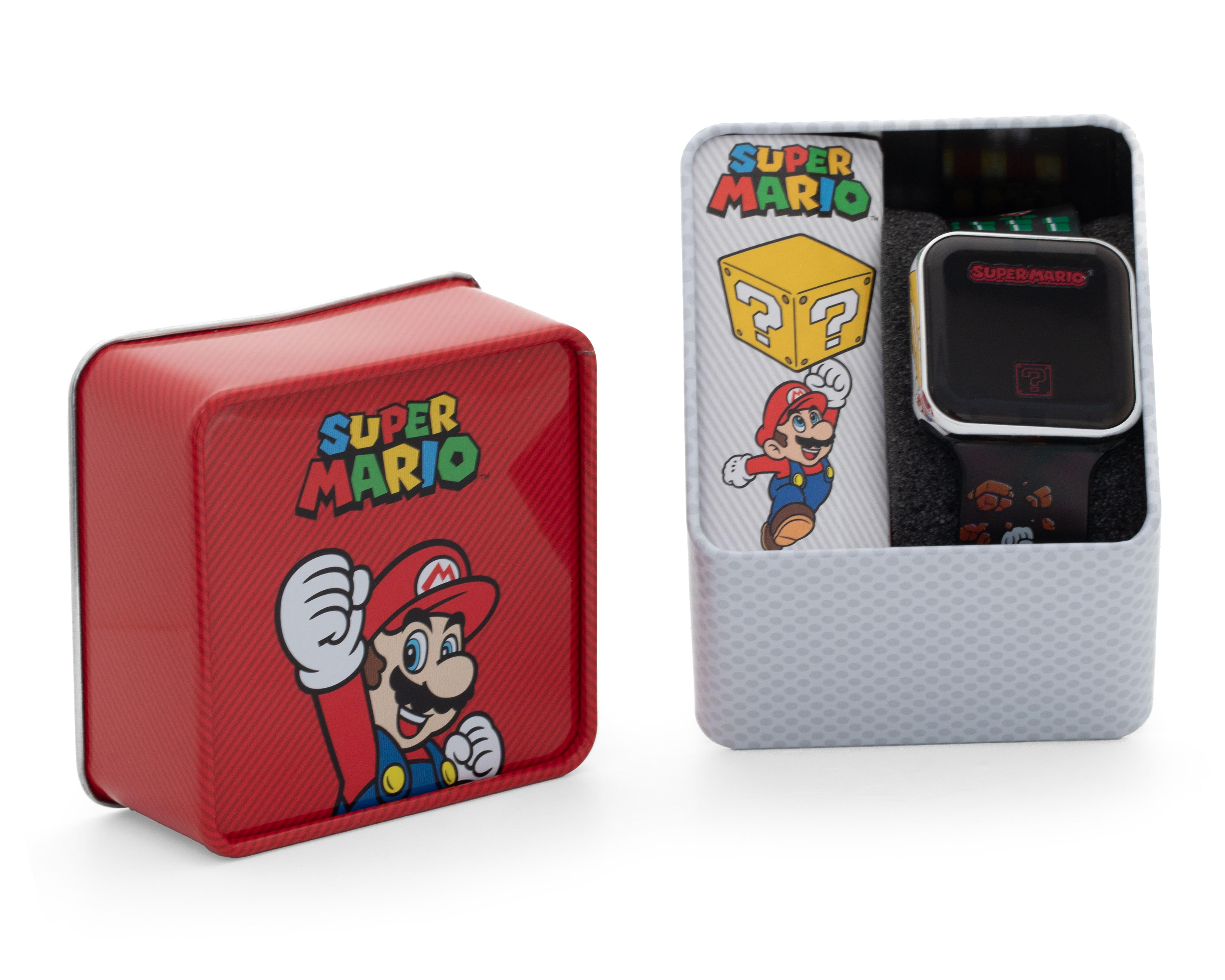 Foto 7 pulgar | Reloj Super Mario para Niño GSM4203AZ Negro