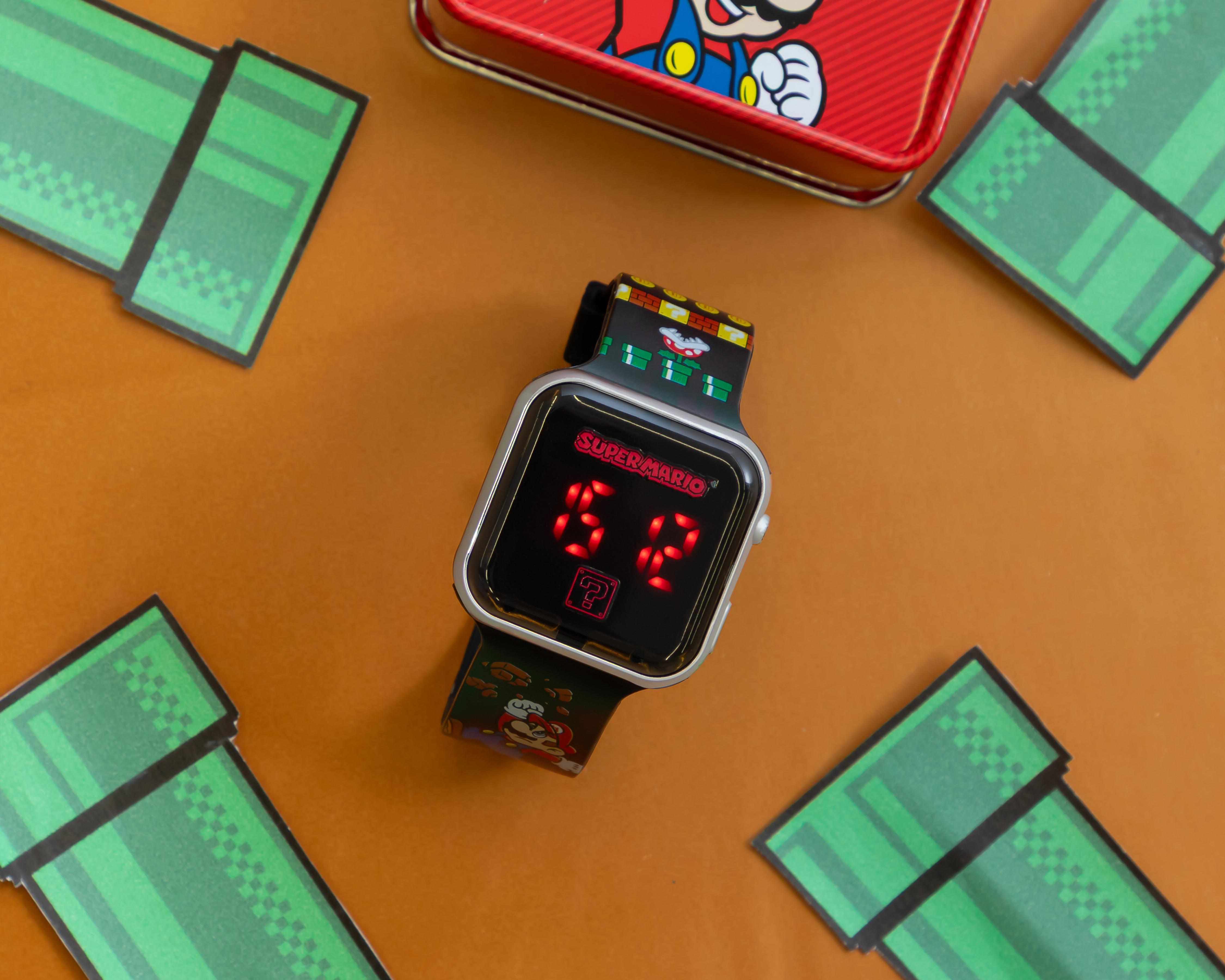 Foto 8 pulgar | Reloj Super Mario para Niño GSM4203AZ Negro