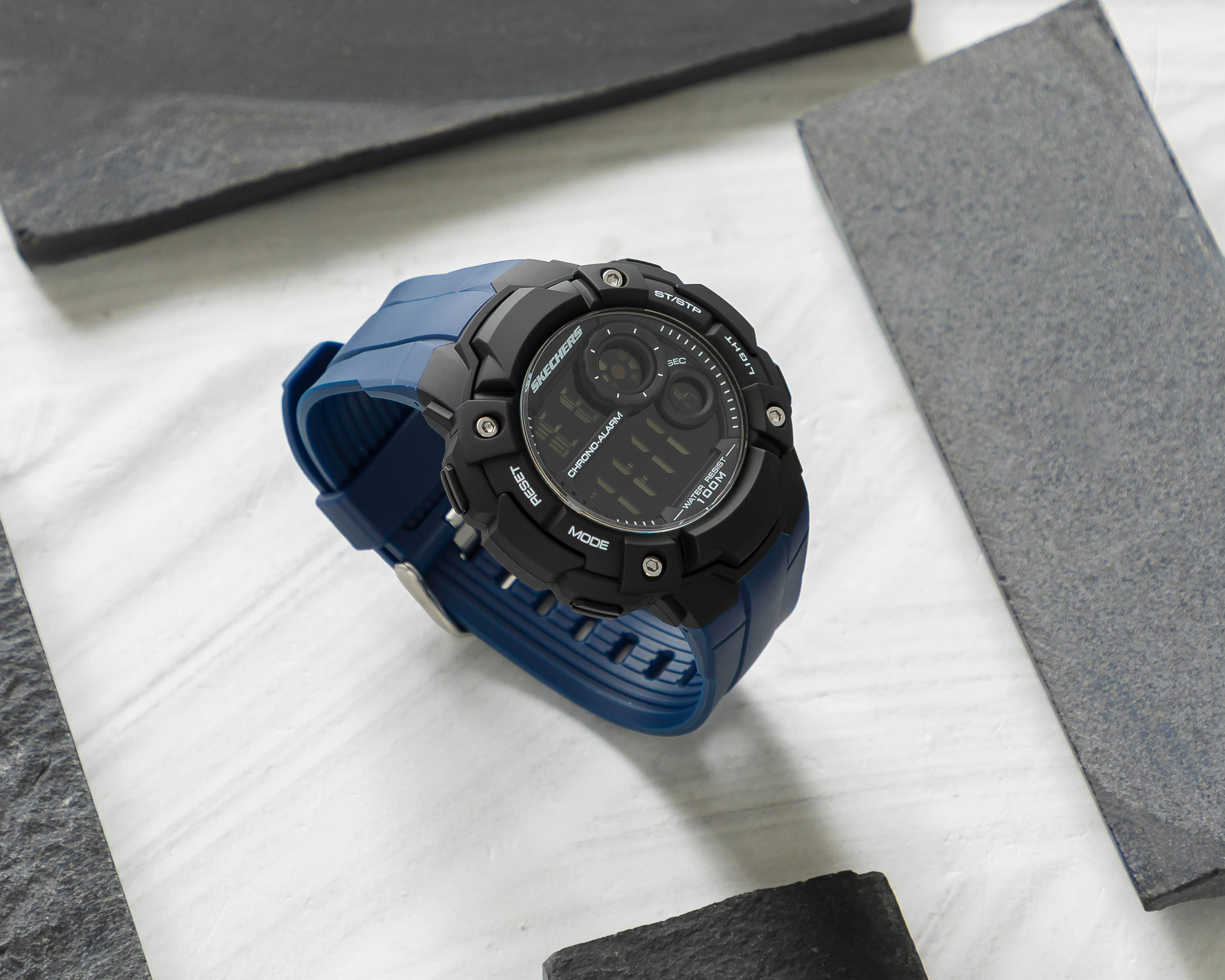 Foto 7 pulgar | Reloj Skechers para Hombre SR1182 Azul
