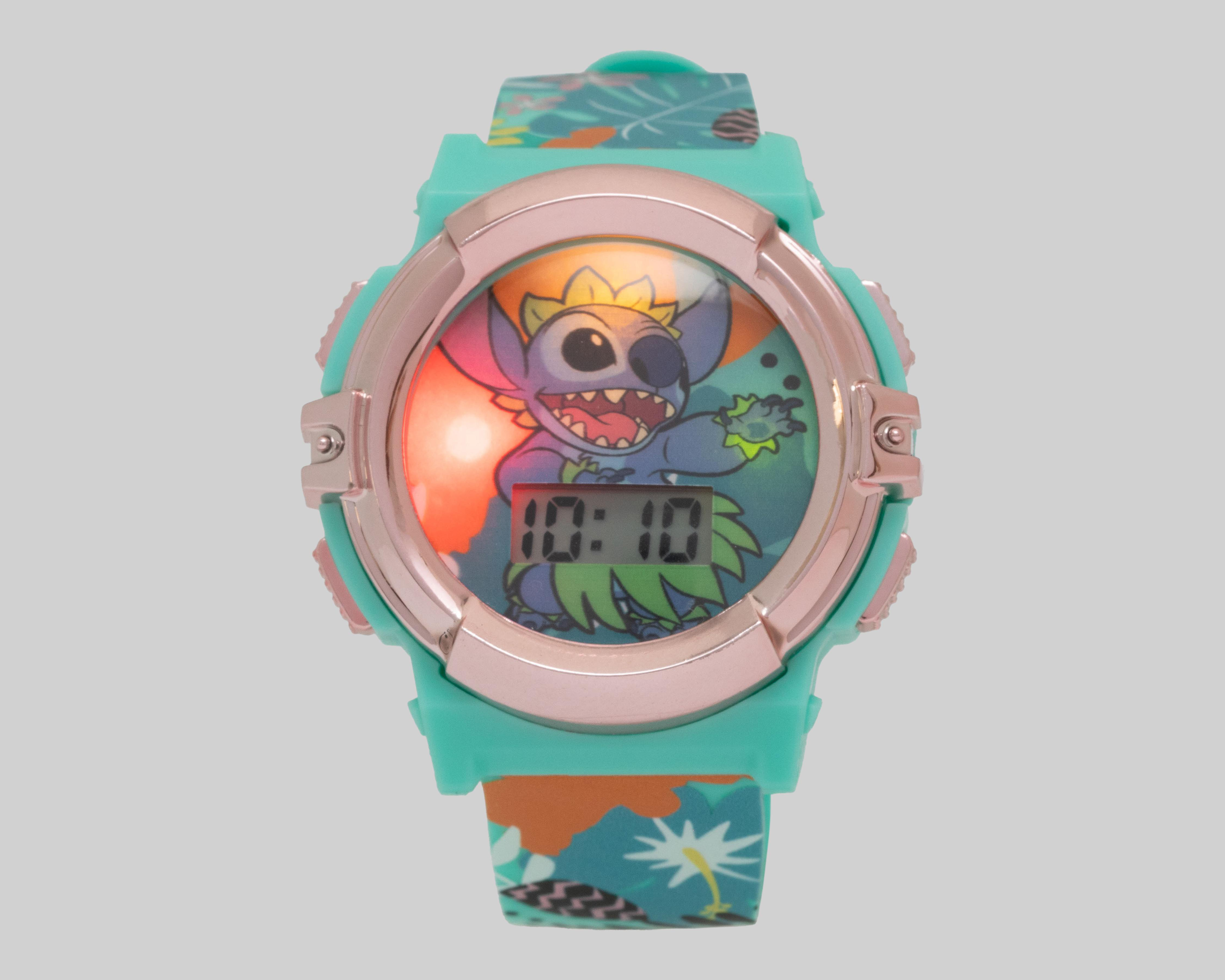 Foto 3 pulgar | Reloj Lilo & Stitch para Niña LAS4020RO Verde