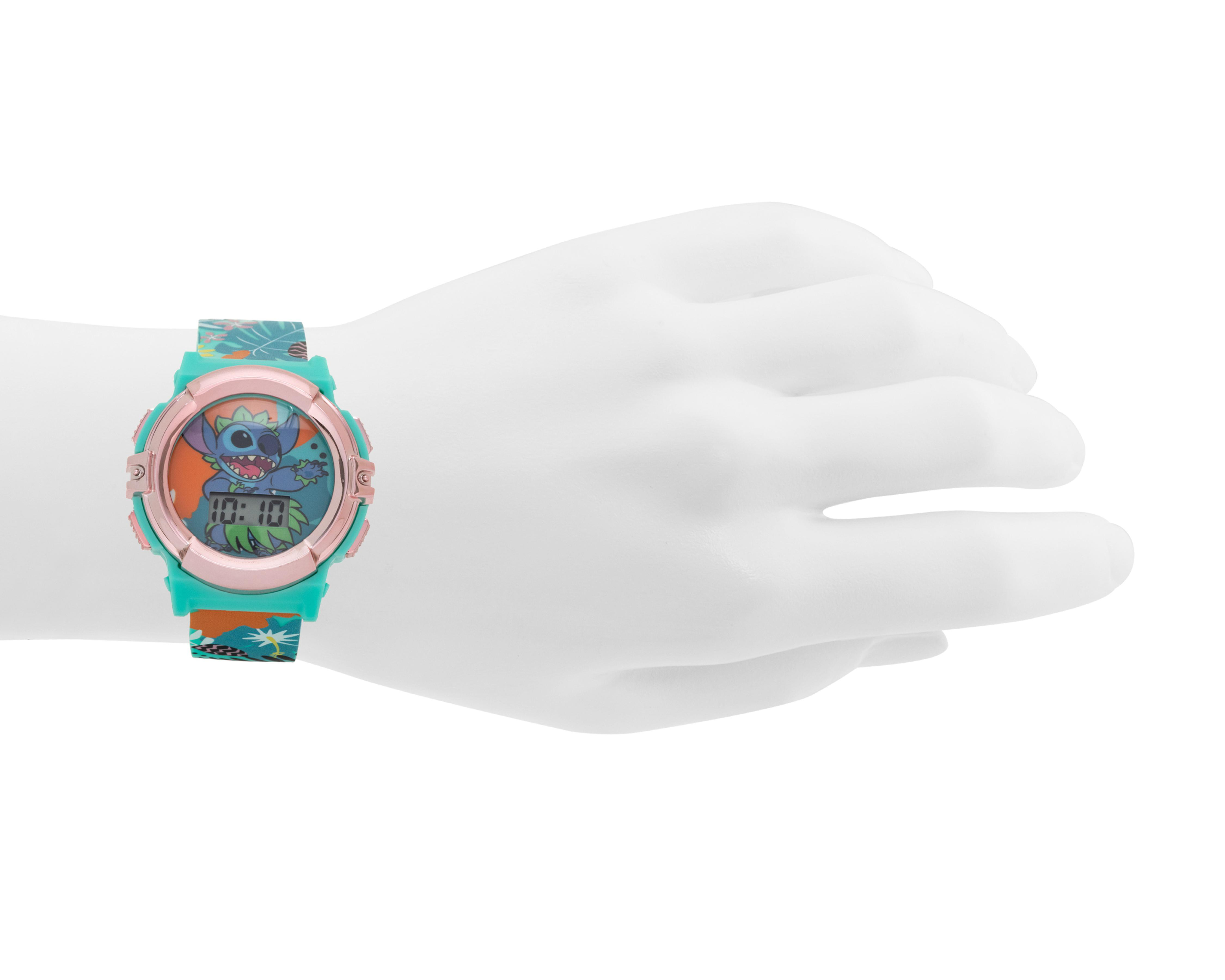 Foto 5 | Reloj Lilo & Stitch para Niña LAS4020RO Verde