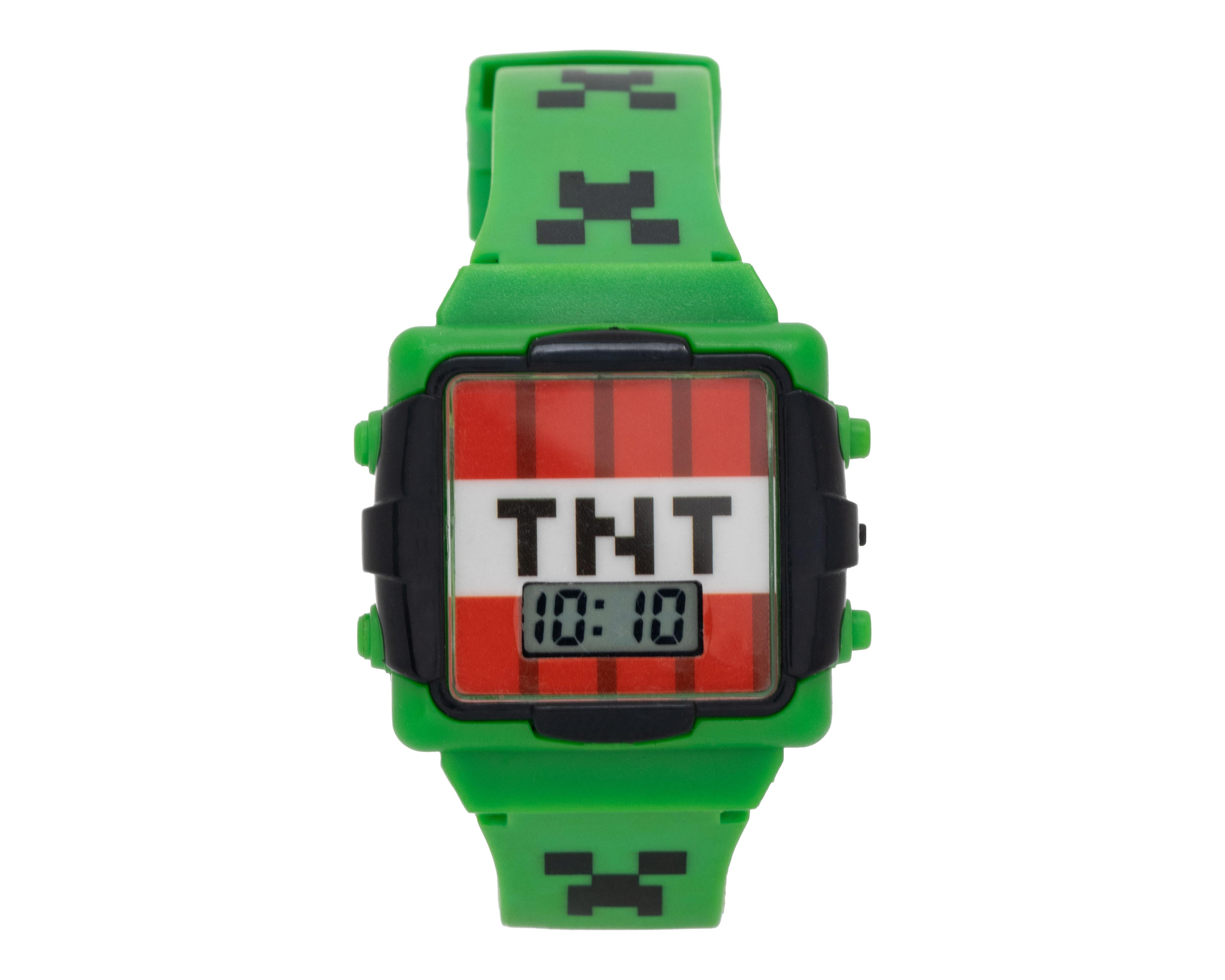 Foto 2 pulgar | Reloj Minecraft para Niño MIN4008UR Verde