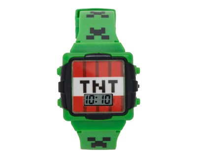 Foto 1 | Reloj Minecraft para Niño MIN4008UR Verde