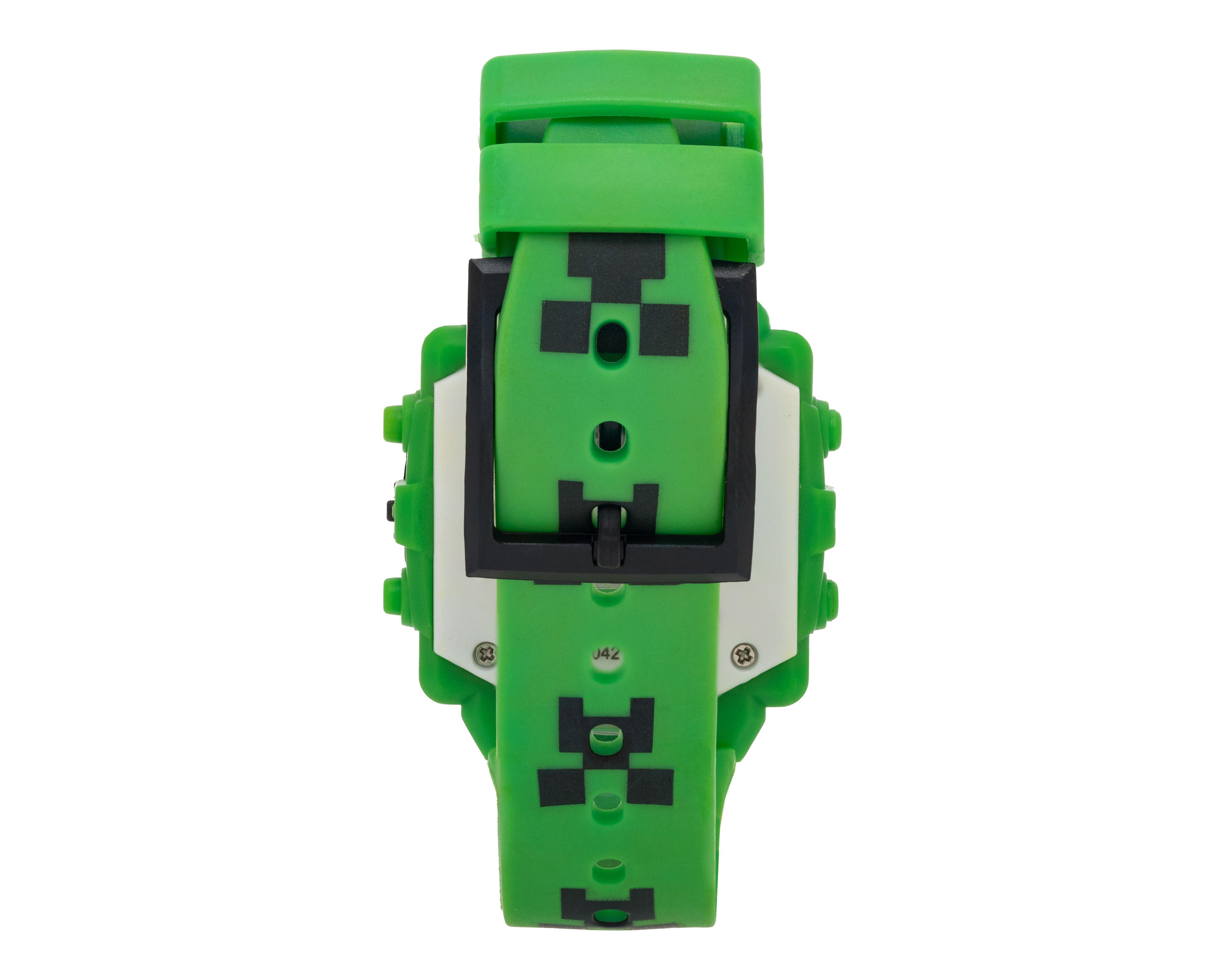 Foto 5 pulgar | Reloj Minecraft para Niño MIN4008UR Verde