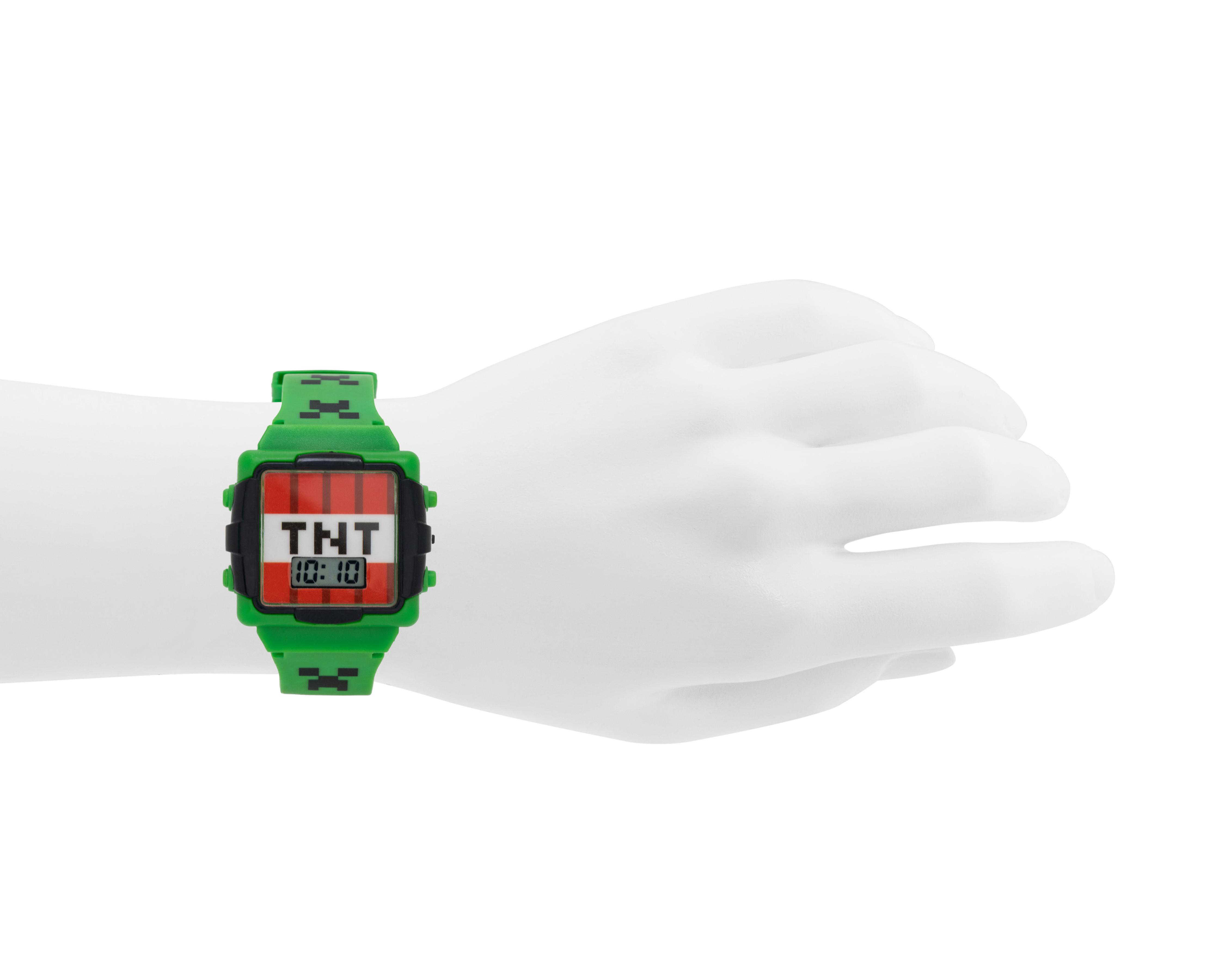 Foto 6 pulgar | Reloj Minecraft para Niño MIN4008UR Verde