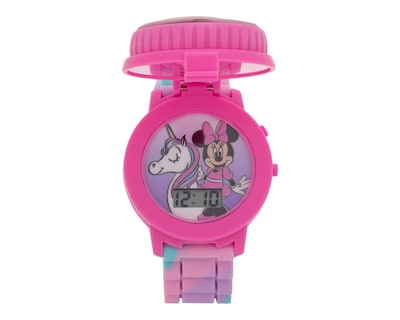 Foto 1 | Reloj Minnie Mouse para Niña MN4143RO Rosa