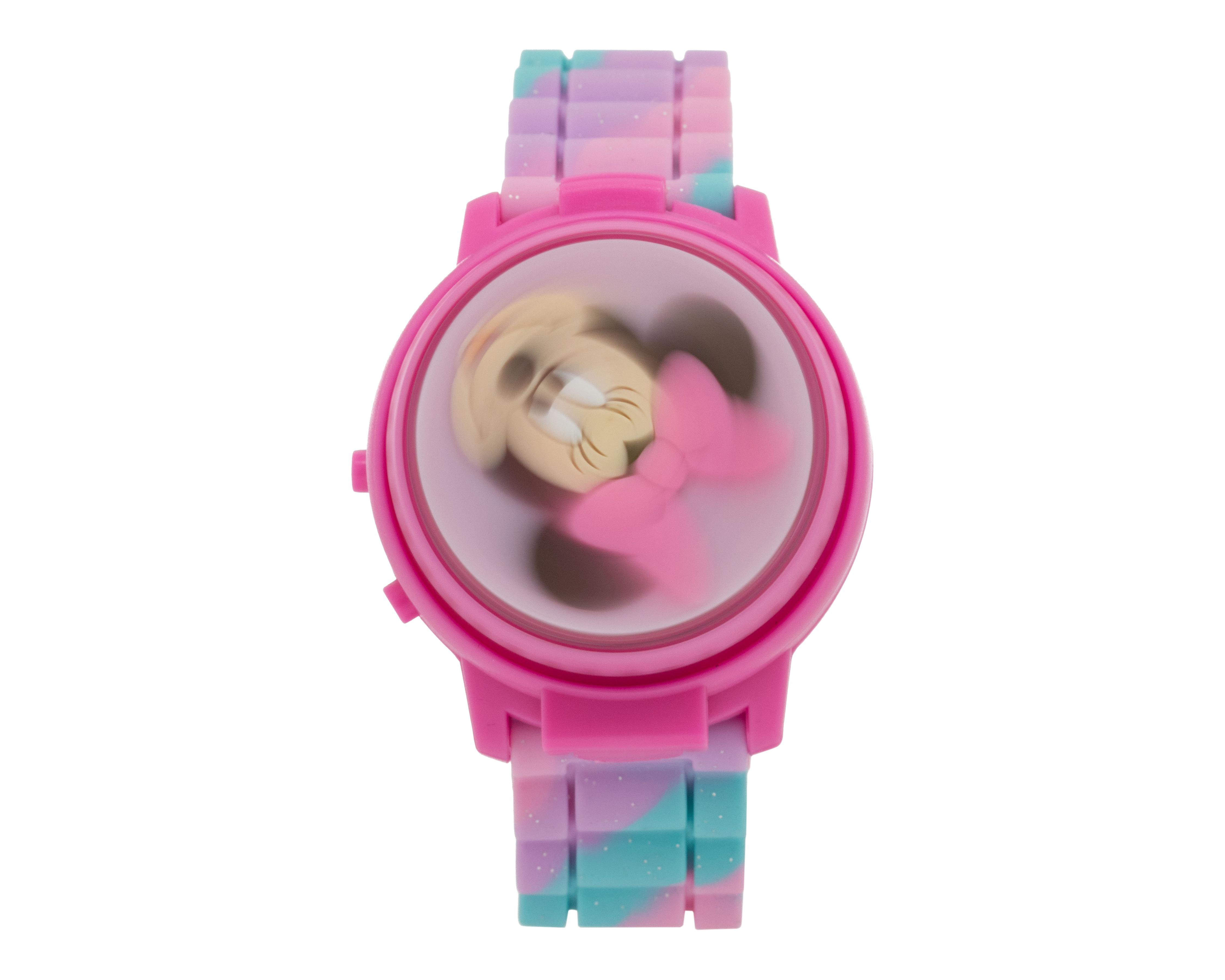 Foto 3 pulgar | Reloj Minnie Mouse para Niña MN4143RO Rosa