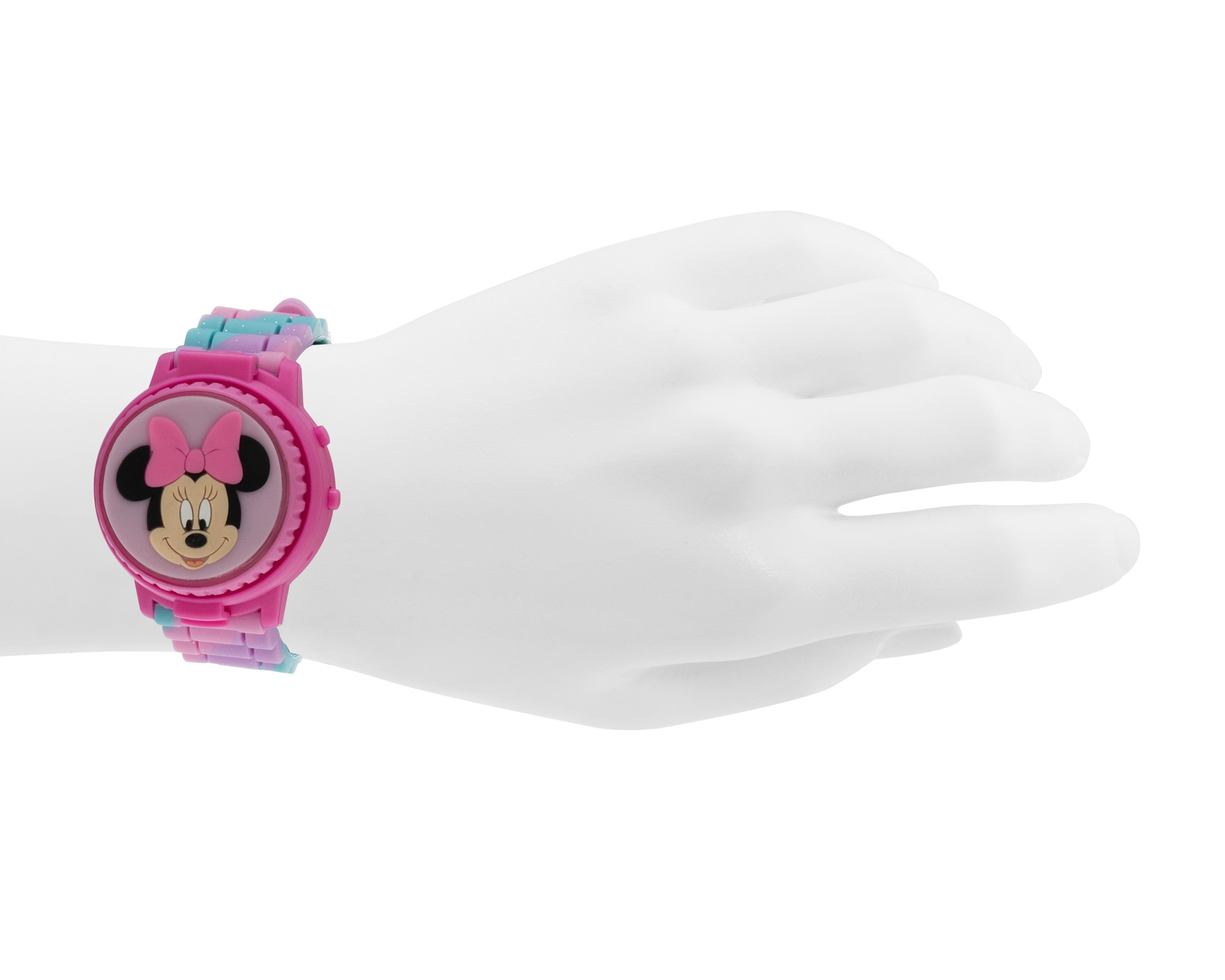 Foto 6 pulgar | Reloj Minnie Mouse para Niña MN4143RO Rosa