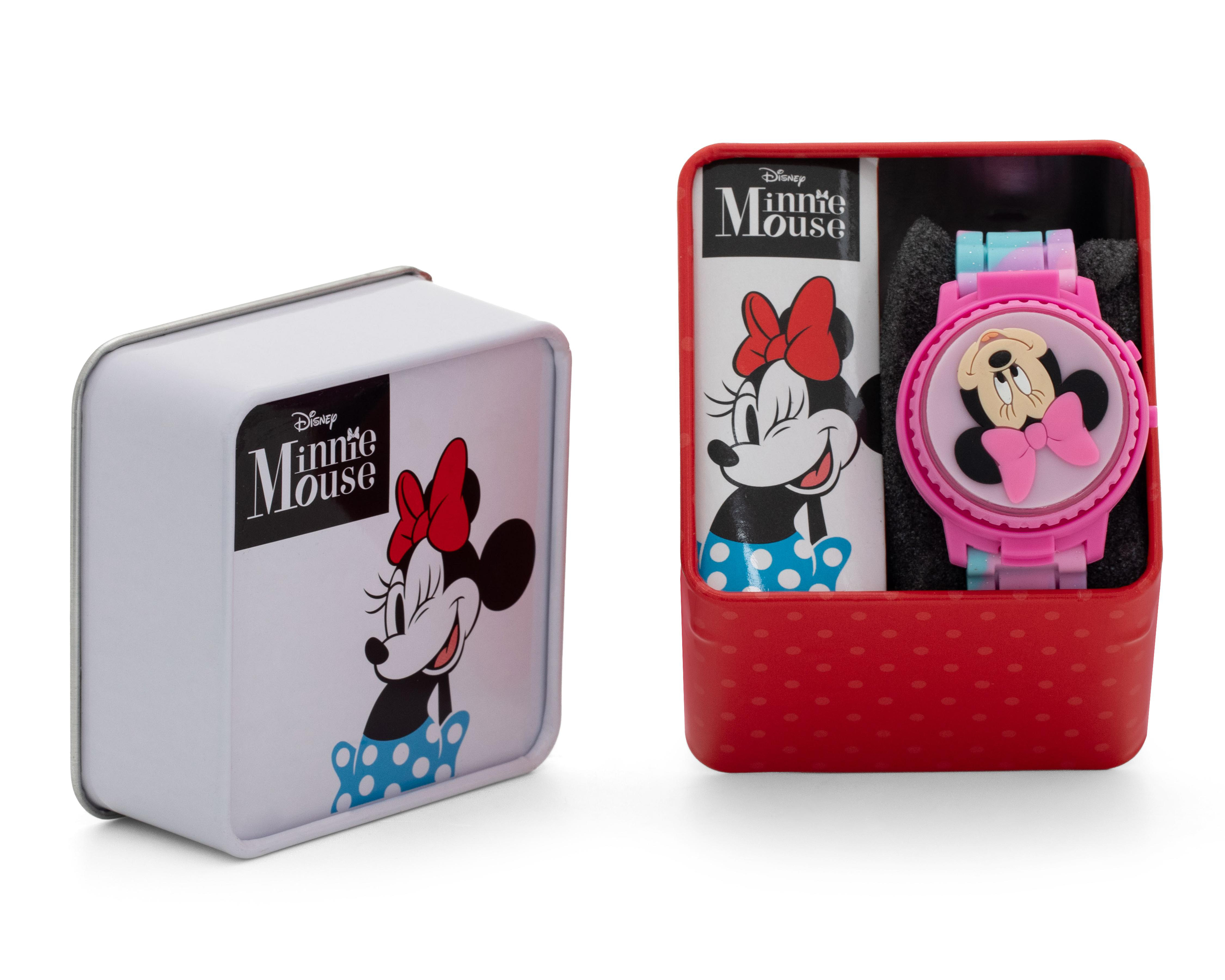Foto 7 pulgar | Reloj Minnie Mouse para Niña MN4143RO Rosa