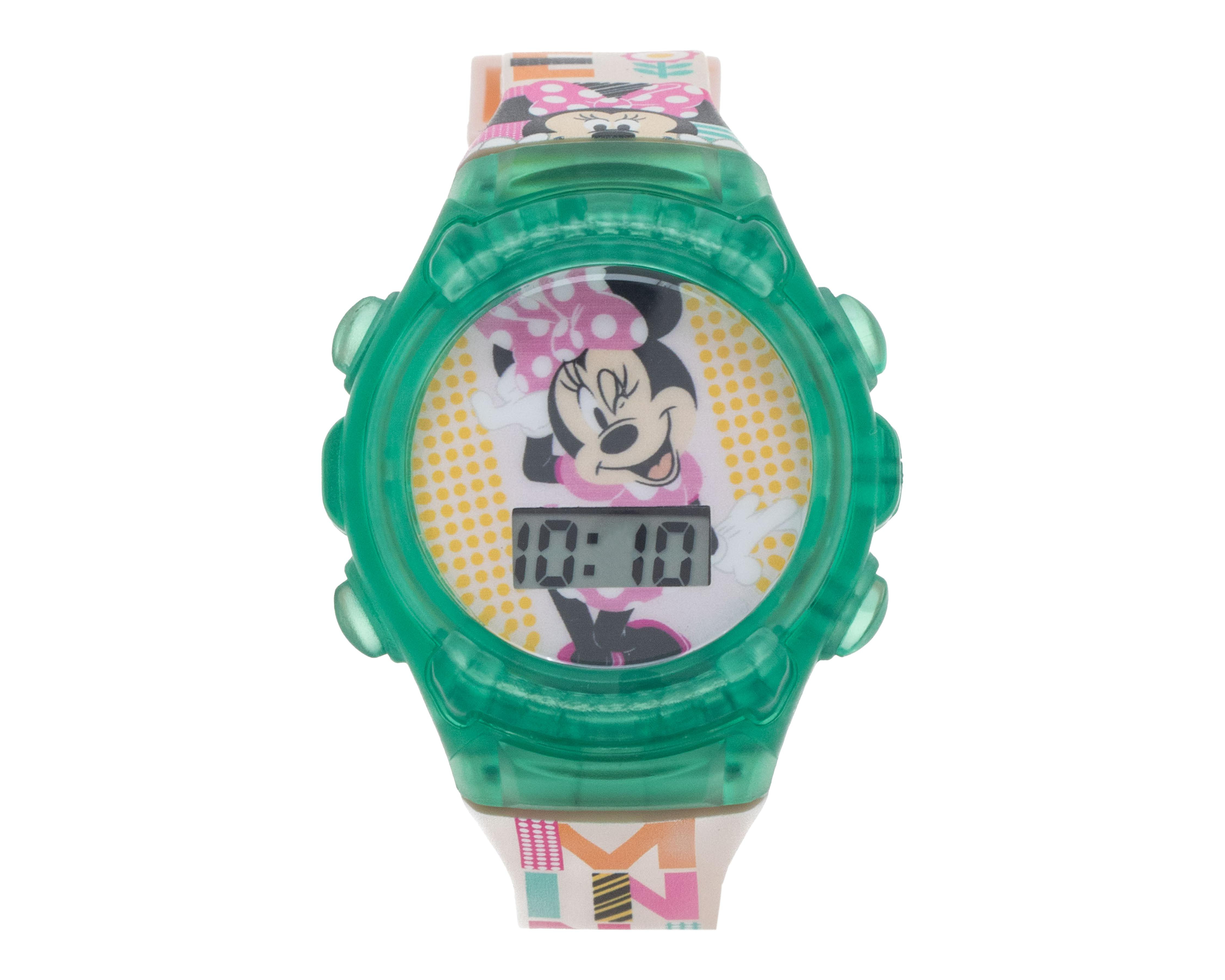 Foto 2 pulgar | Reloj Minnie Mouse Infantil MN4365RO Verde