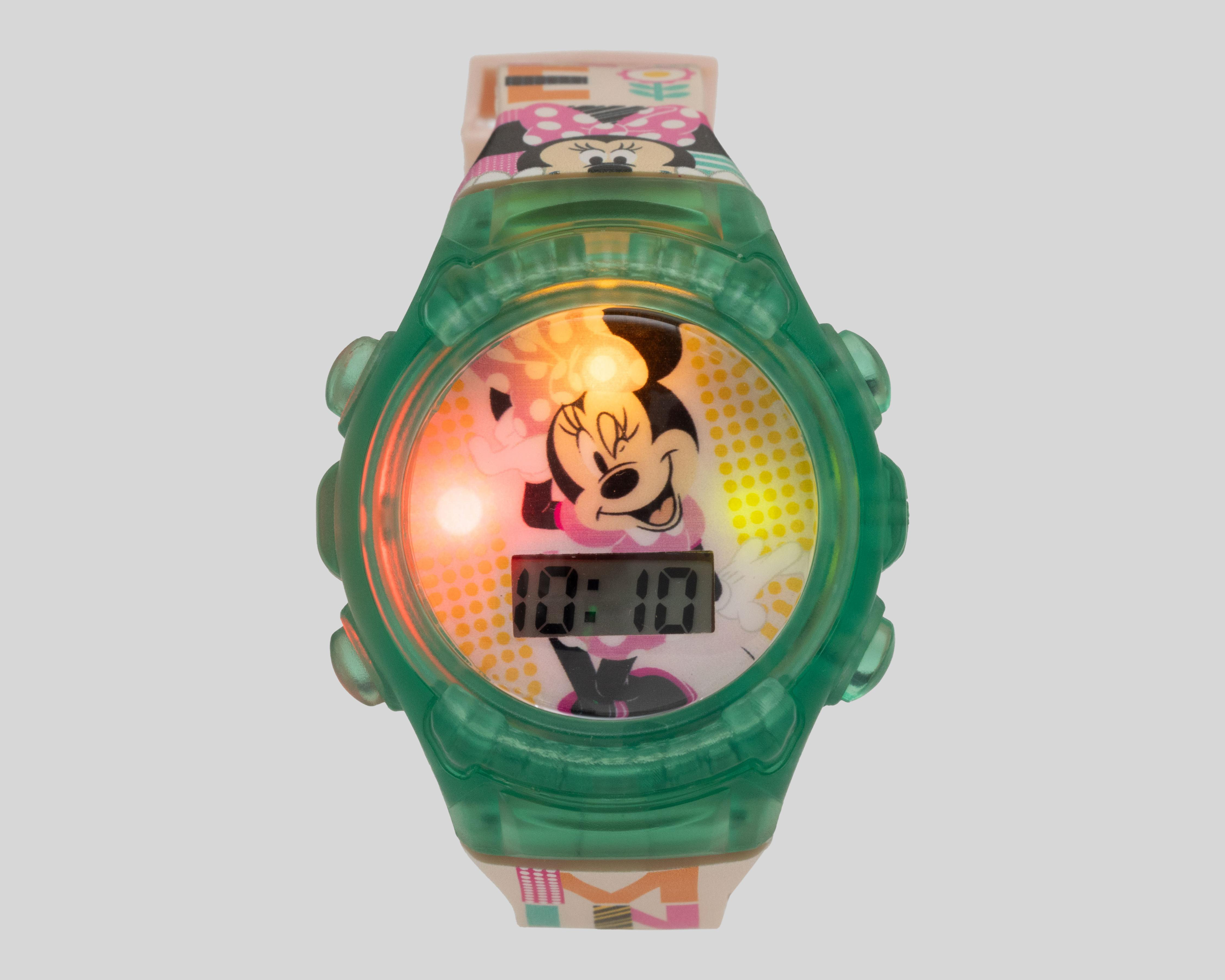 Foto 3 pulgar | Reloj Minnie Mouse Infantil MN4365RO Verde