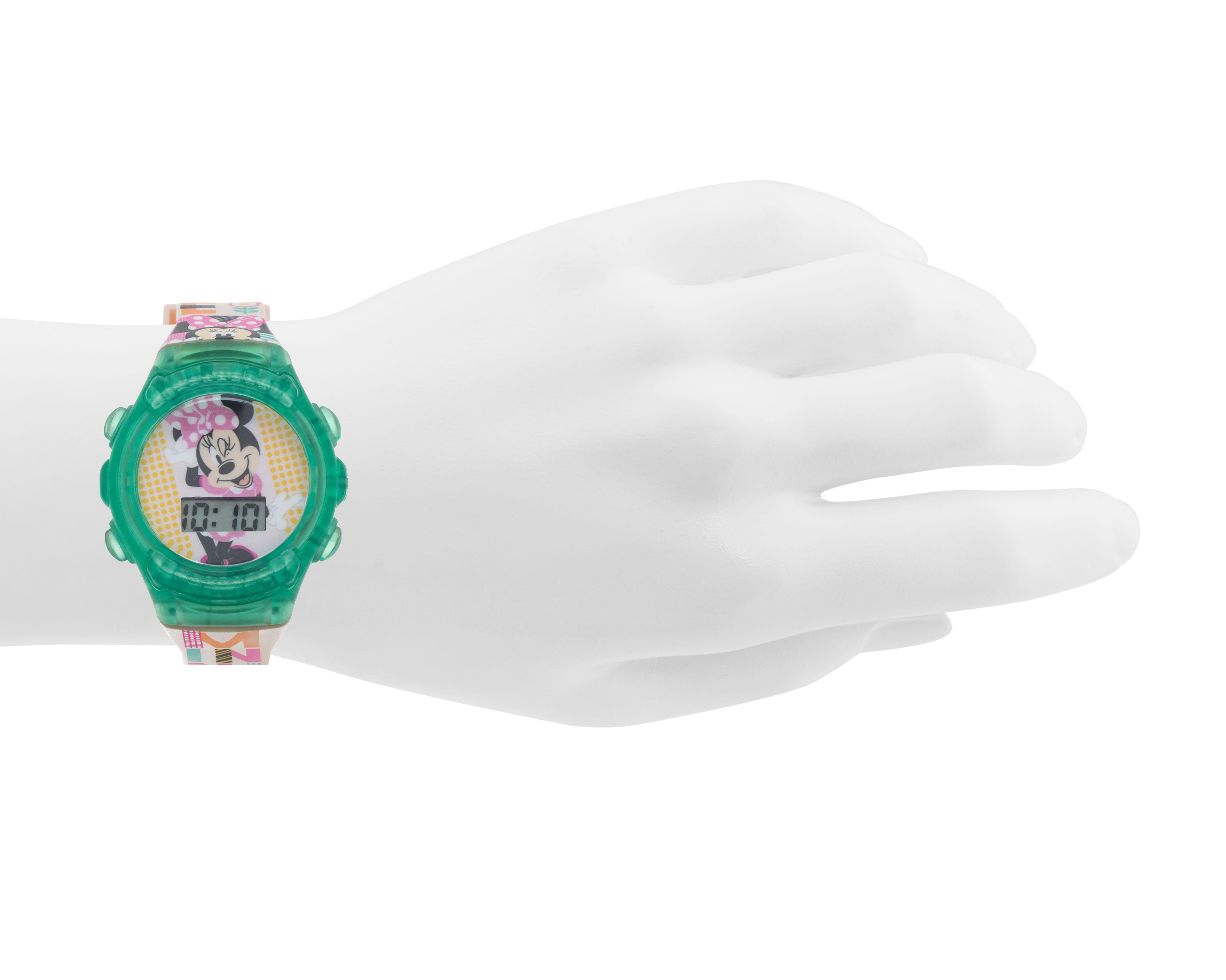 Foto 6 pulgar | Reloj Minnie Mouse Infantil MN4365RO Verde