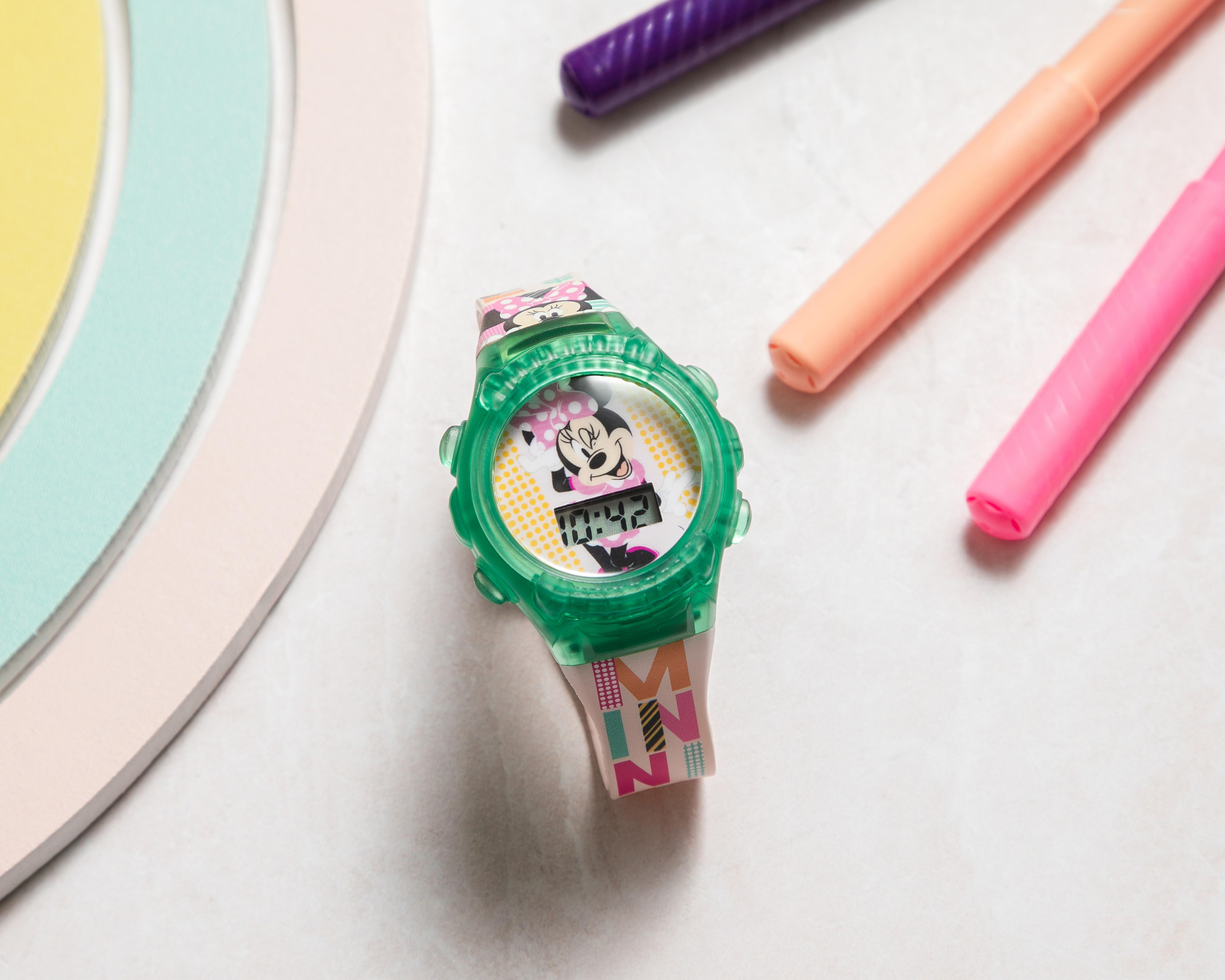 Foto 8 pulgar | Reloj Minnie Mouse Infantil MN4365RO Verde