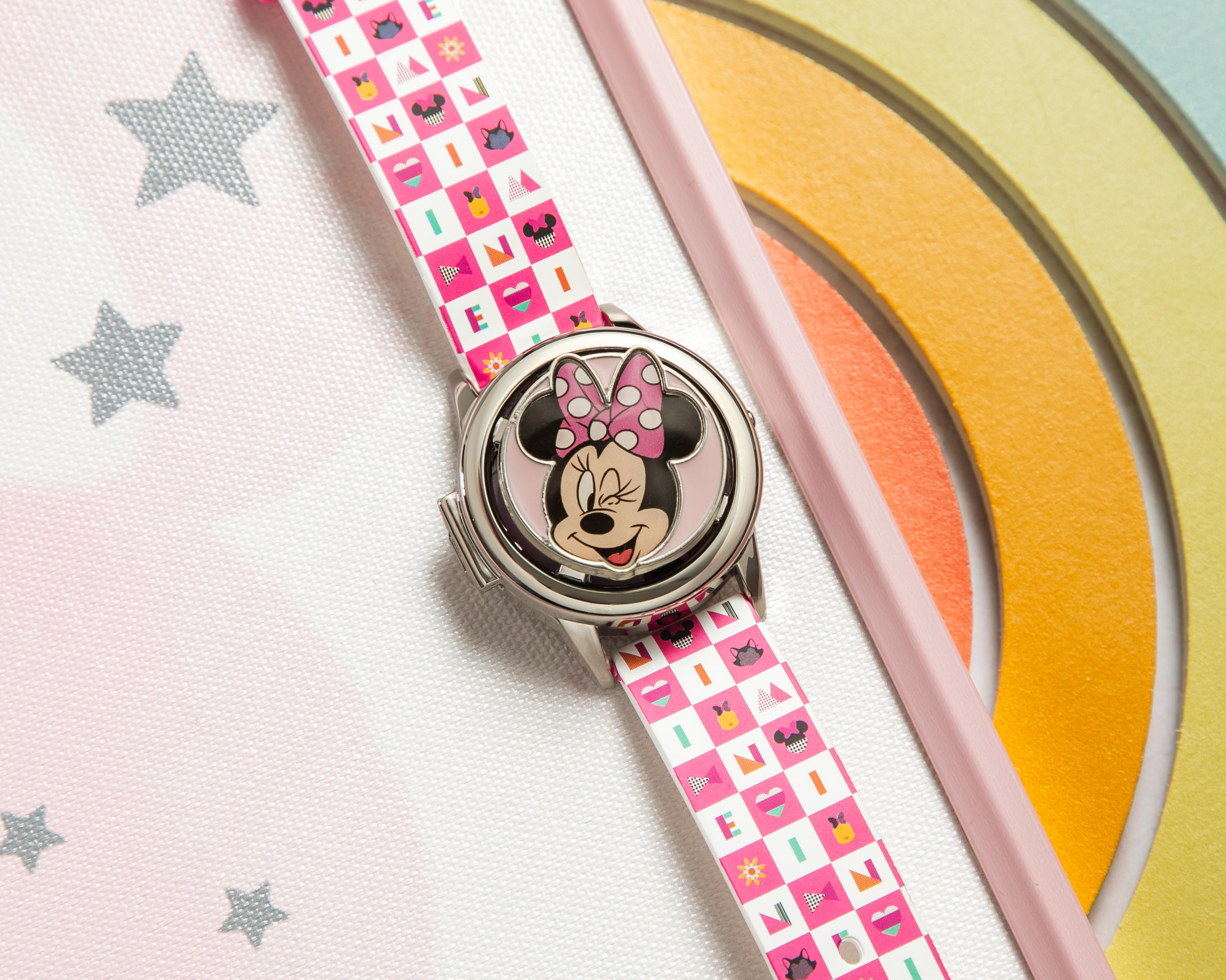 Foto 8 pulgar | Reloj Minnie Mouse para Niña MN4392RO Rosa