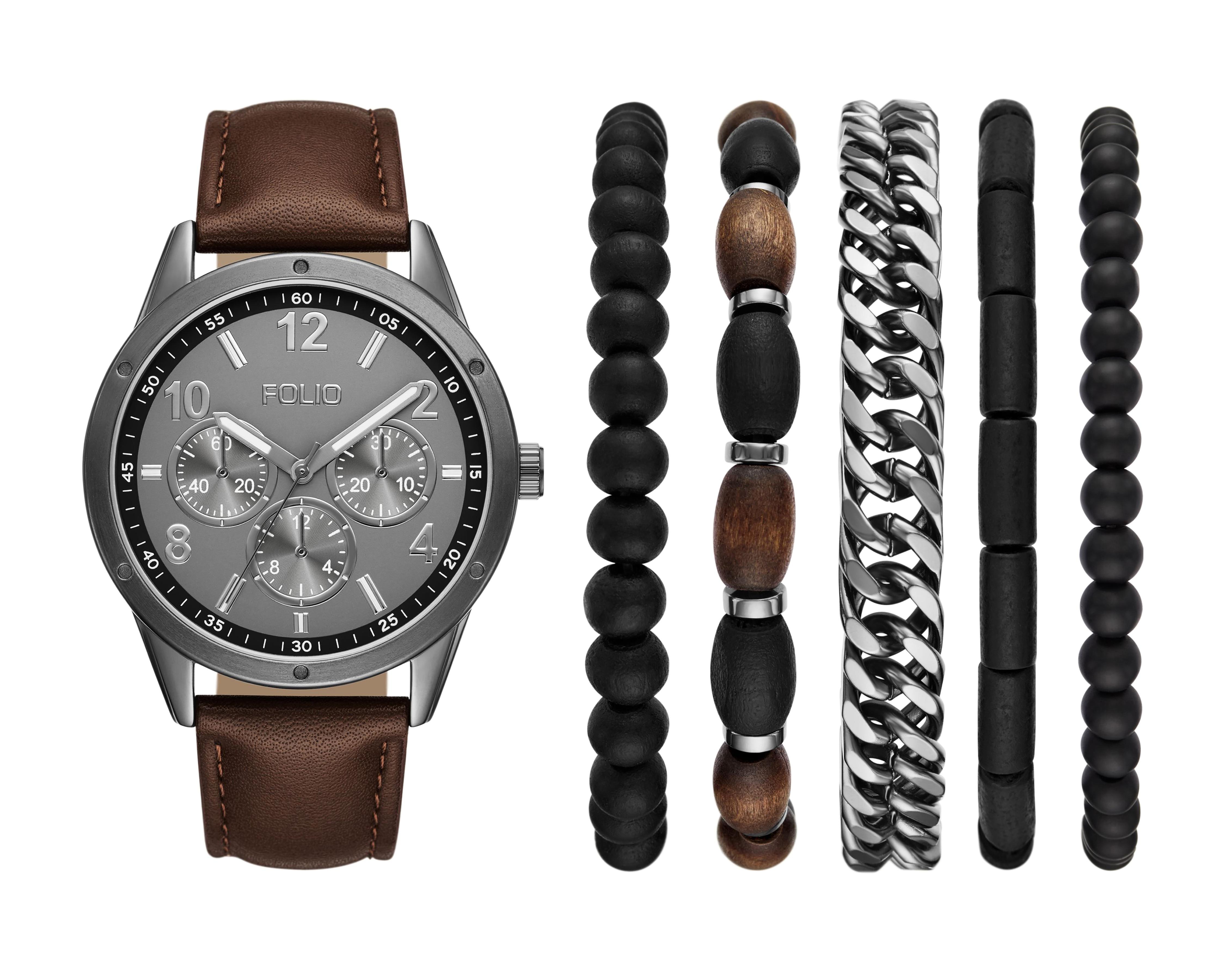 Foto 1 | Reloj Folio para Hombre FMDFL6068 con 5 Accesorios