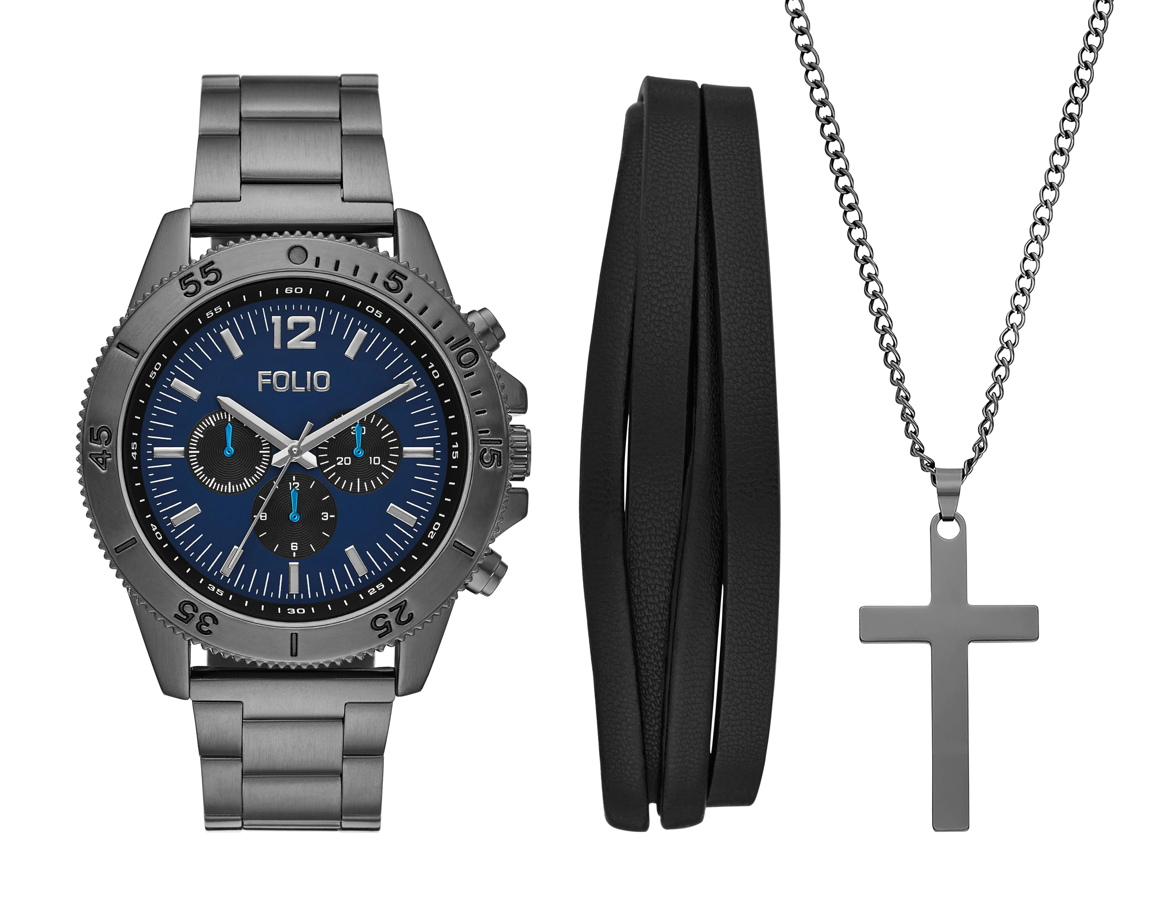 Foto 1 | Reloj Folio para Hombre FMDFL6069 con 2 Accesorios