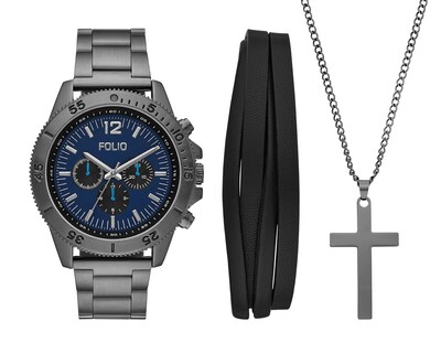 Foto 1 | Reloj Folio para Hombre FMDFL6069 con 2 Accesorios