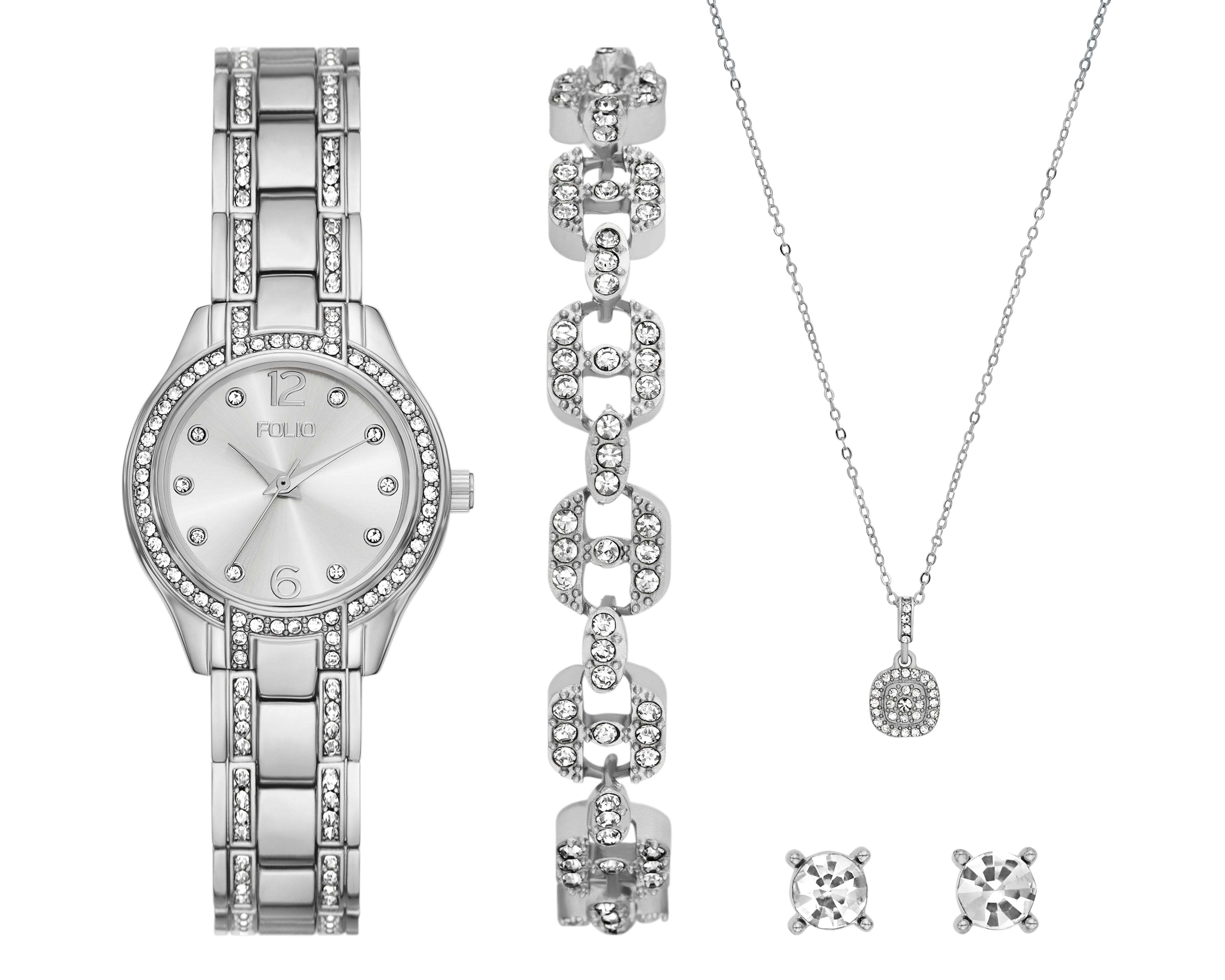 Foto 1 | Reloj Folio para Mujer FMDFL2068 con 3 Accesorios