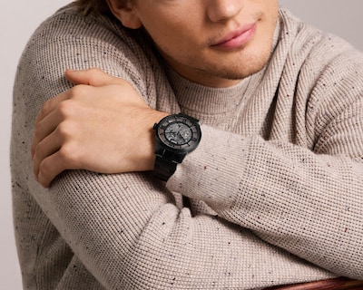 Foto 5 | Reloj Fossil para Hombre Townsman ME3269 Negro