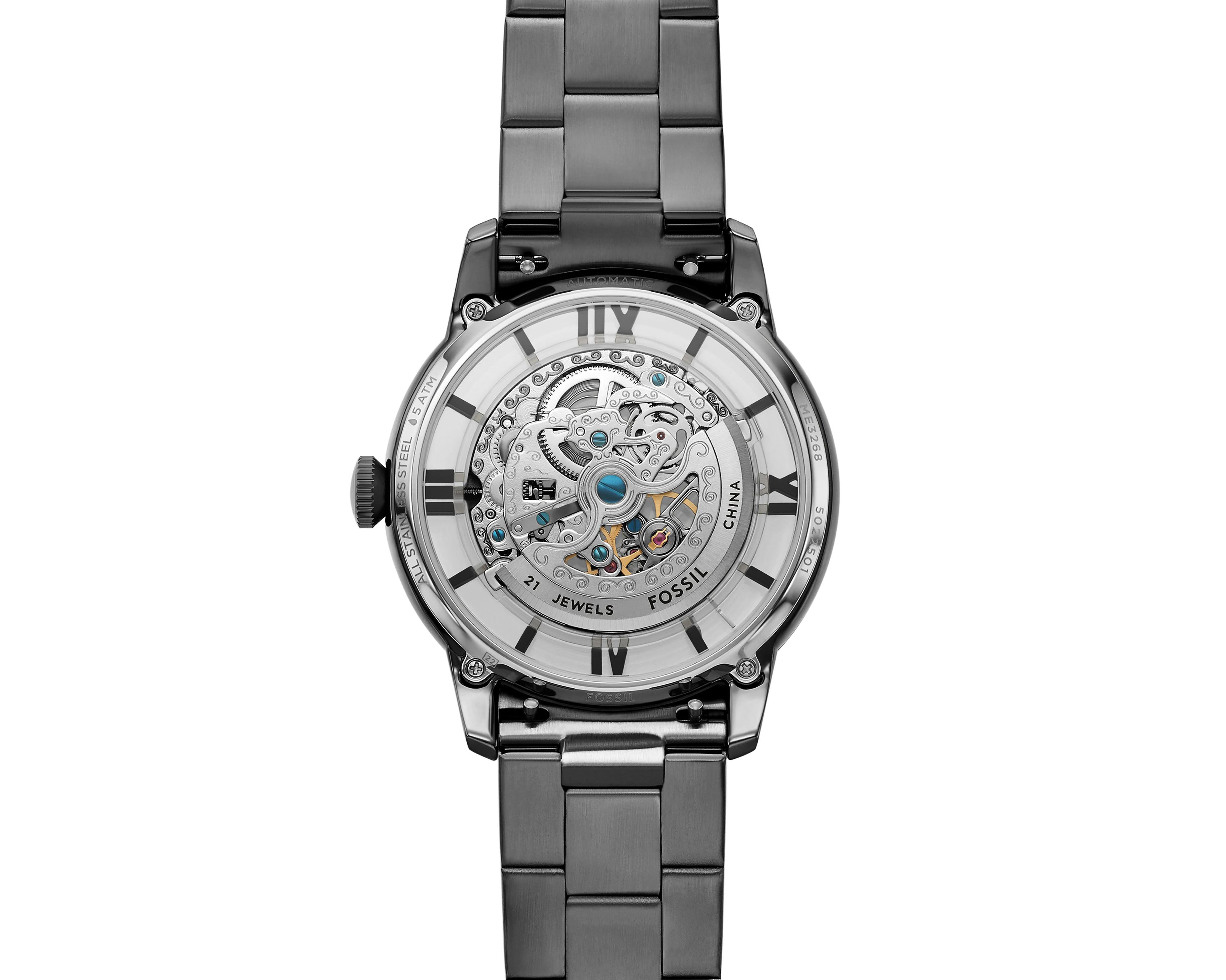 Foto 5 pulgar | Reloj Fossil para Hombre ME3268 Gris