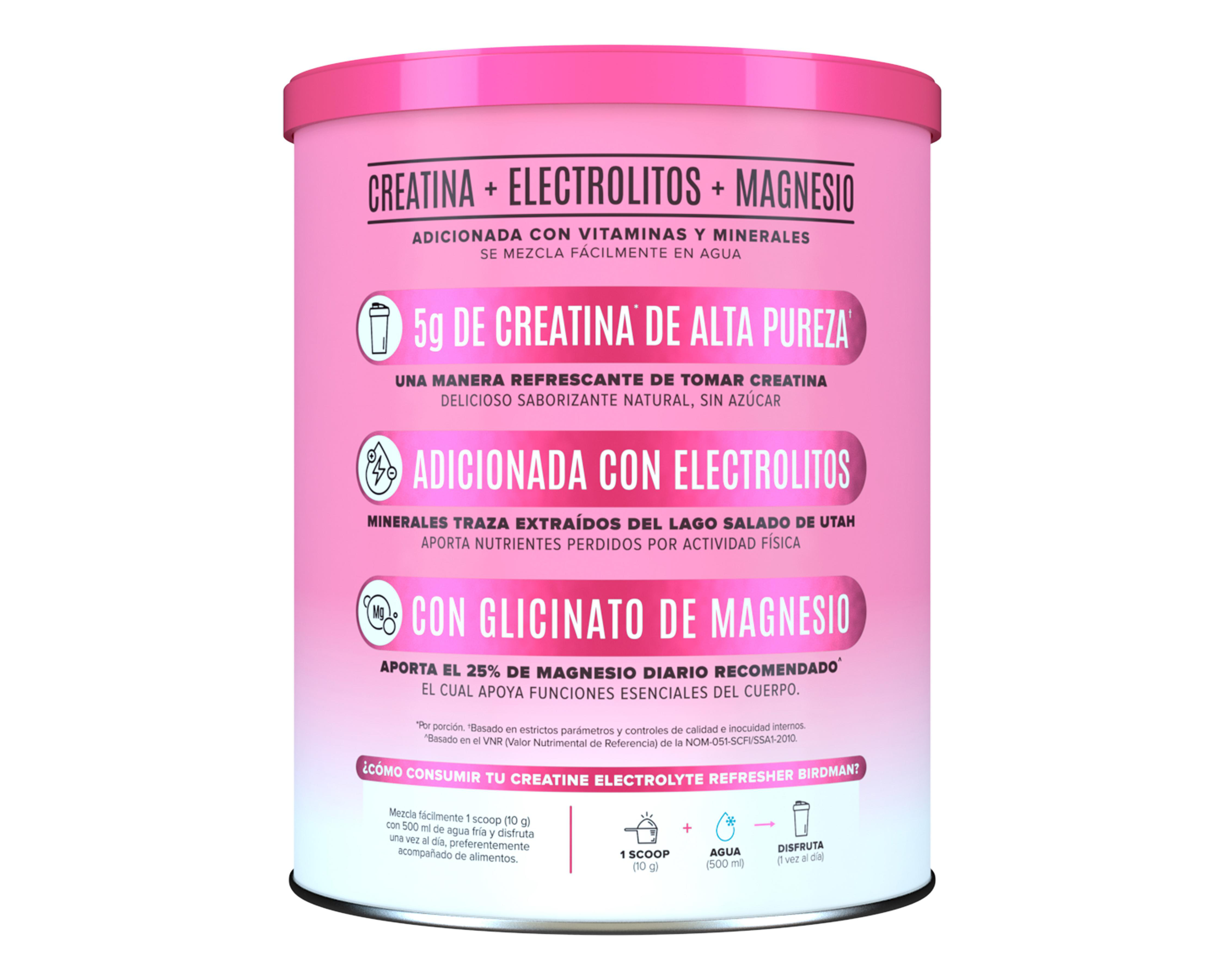 Foto 3 pulgar | Creatina Birdman Performance Series de Alta Pureza Pink Lemonade 300 g