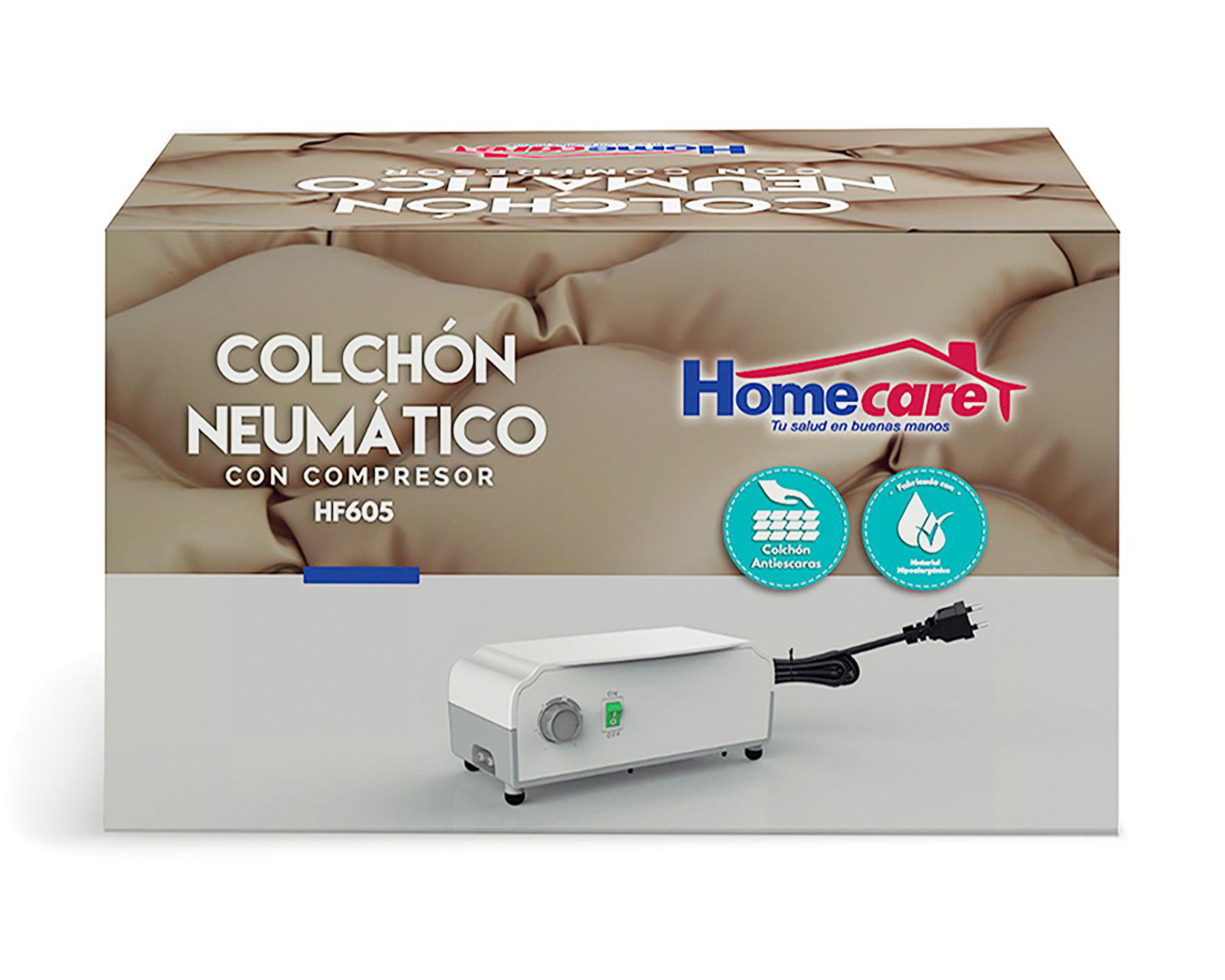 Foto 5 pulgar | Colchón Antiescaras Homecare HF605 con Compresor