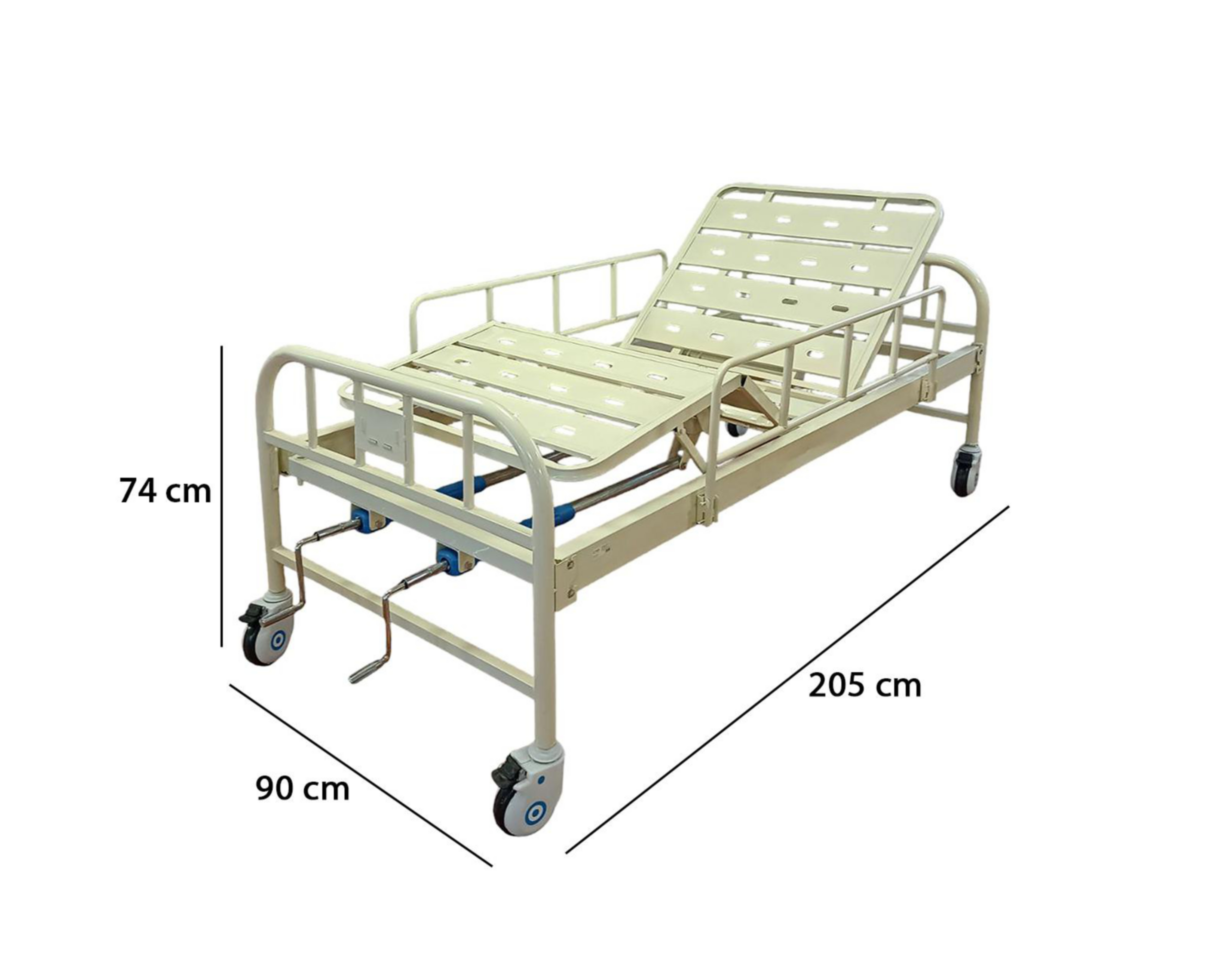 Foto 7 pulgar | Cama Hospitalaria Manual Mobicare de Acero inoxidable con Accesorios