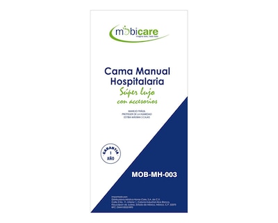 Foto 4 | Cama Hospitalaria de Acero Inoxidable Homecare Manual