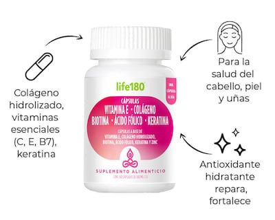 Foto 4 | Suplemento Alimenticio Life 180 Vitamina E 60 Cápsulas