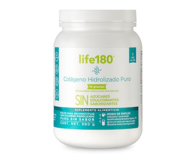 Foto 1 | Suplemento Alimenticio Life 180 Colágeno Hidrolizado Puro Sin Azucar 300 g