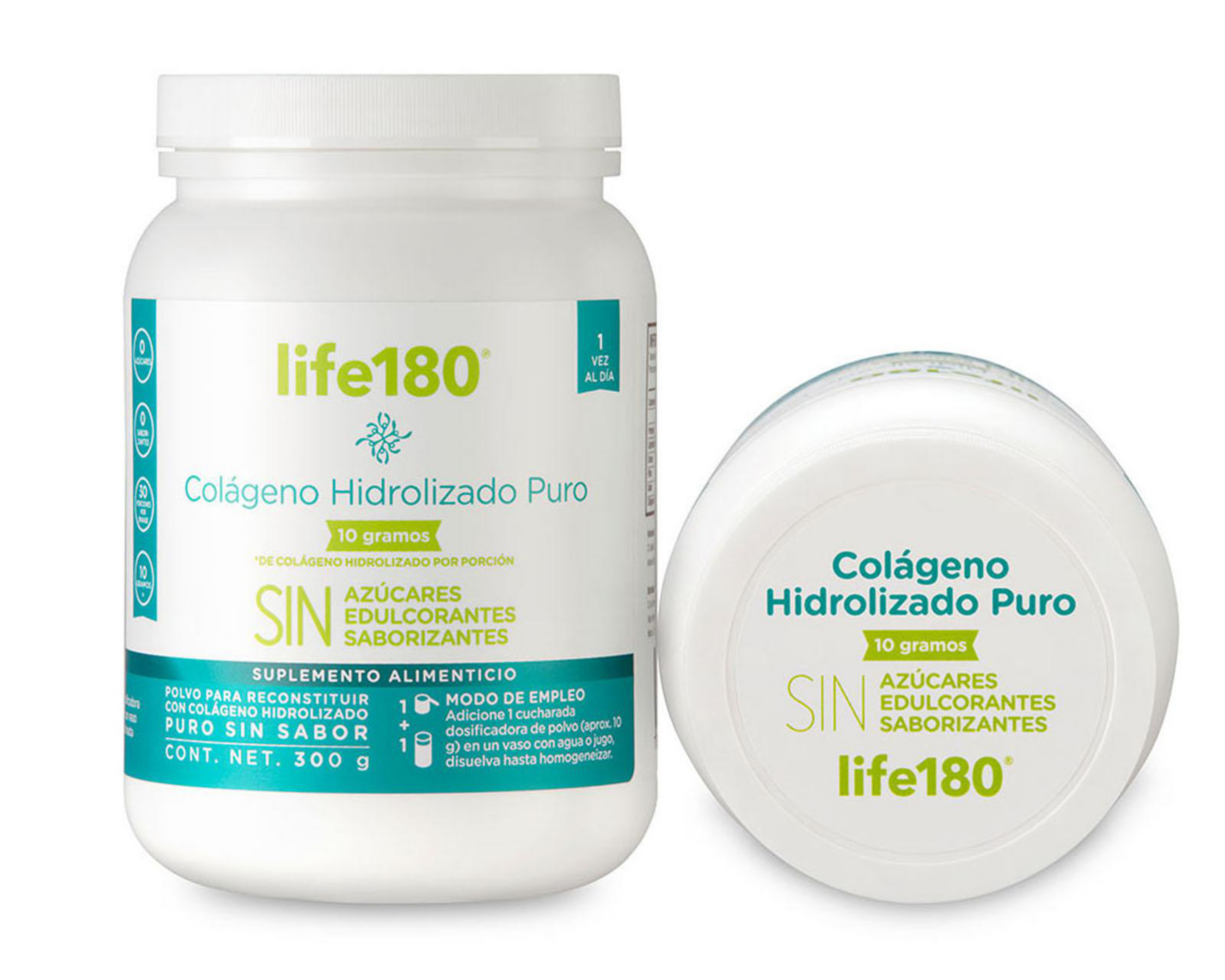 Foto 2 | Suplemento Alimenticio Life 180 Colágeno Hidrolizado Puro Sin Azucar 300 g