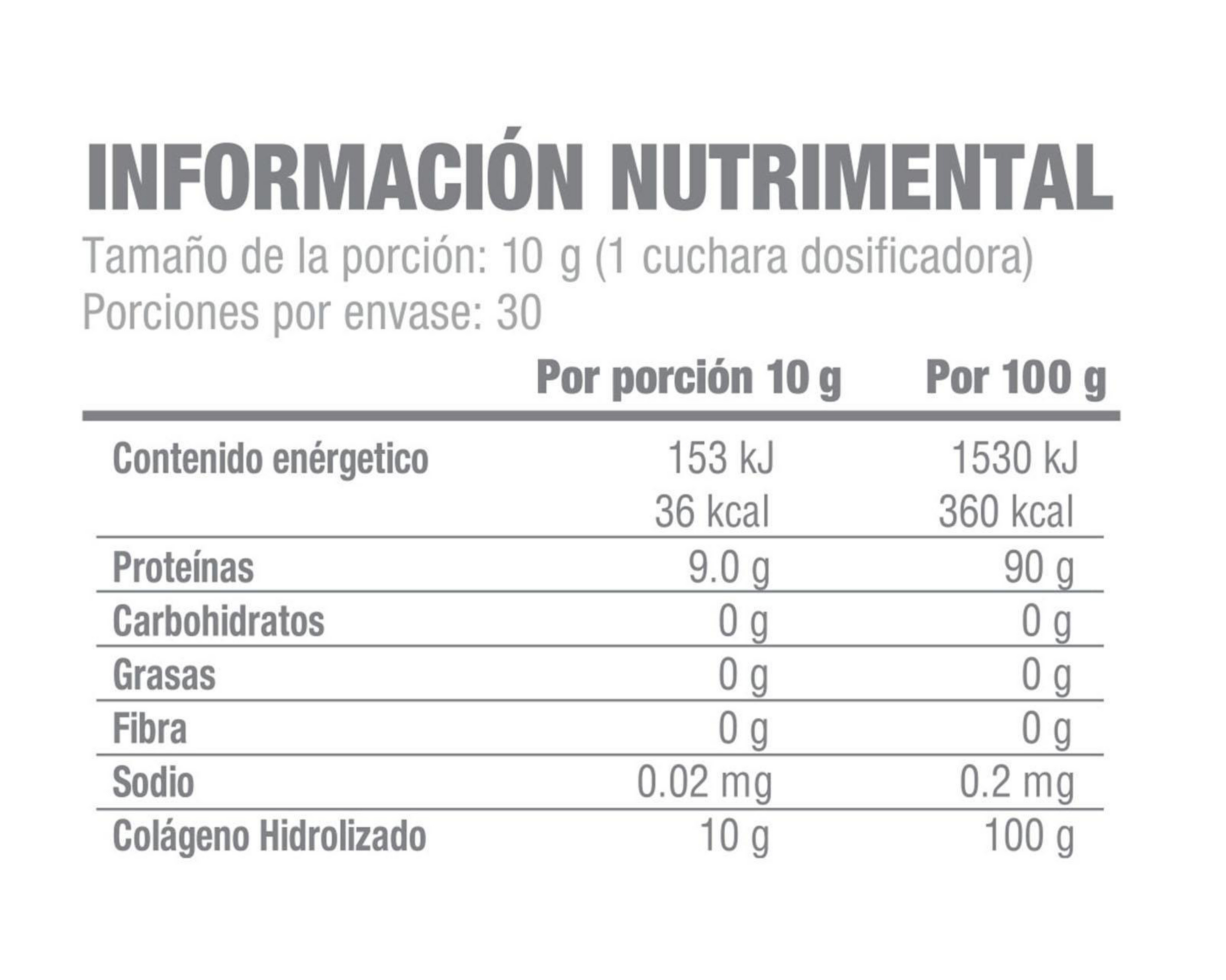 Foto 3 | Suplemento Alimenticio Life 180 Colágeno Hidrolizado Puro Sin Azucar 300 g
